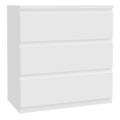Edmore 3 Drawer Chest in White