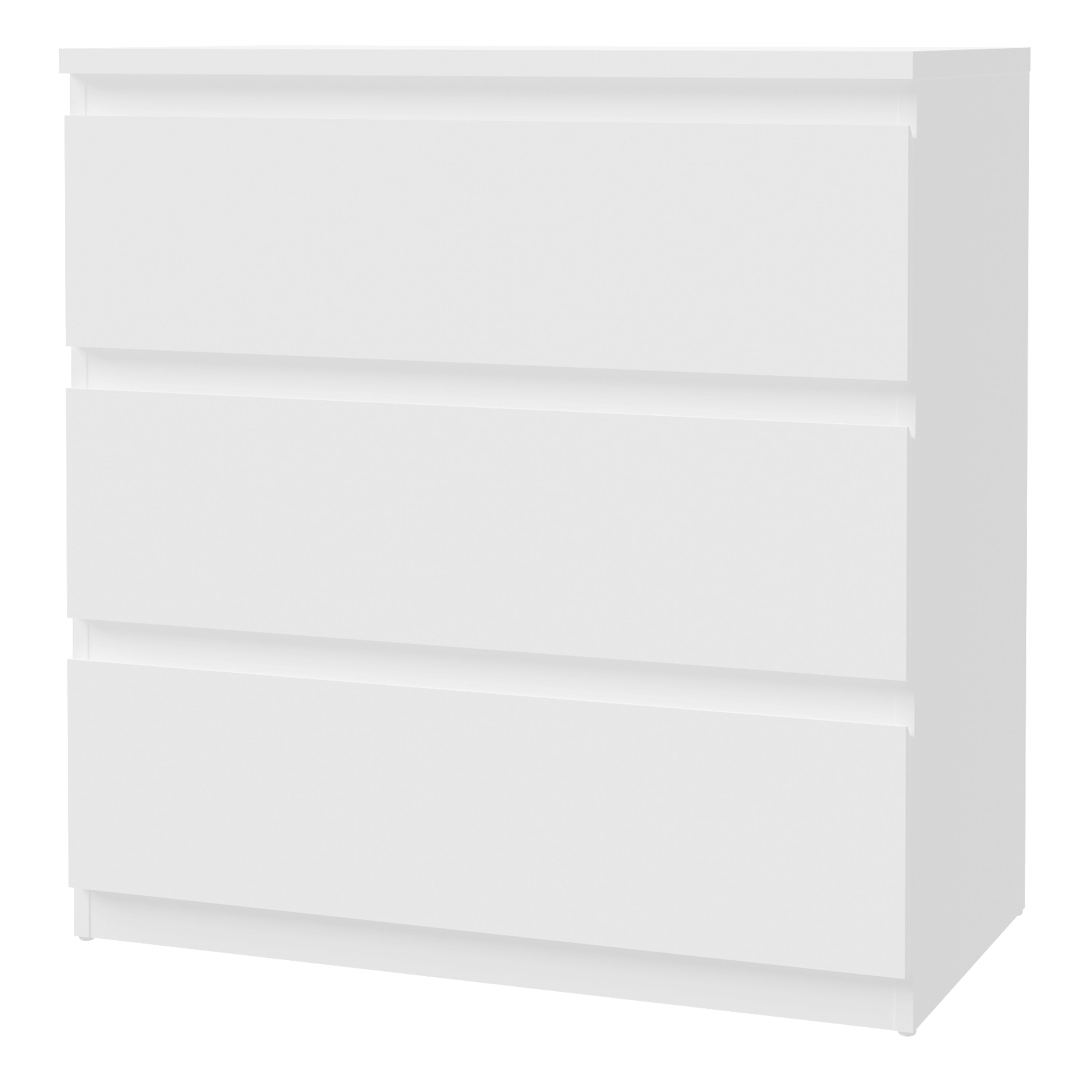 Edmore 3 Drawer Chest in White