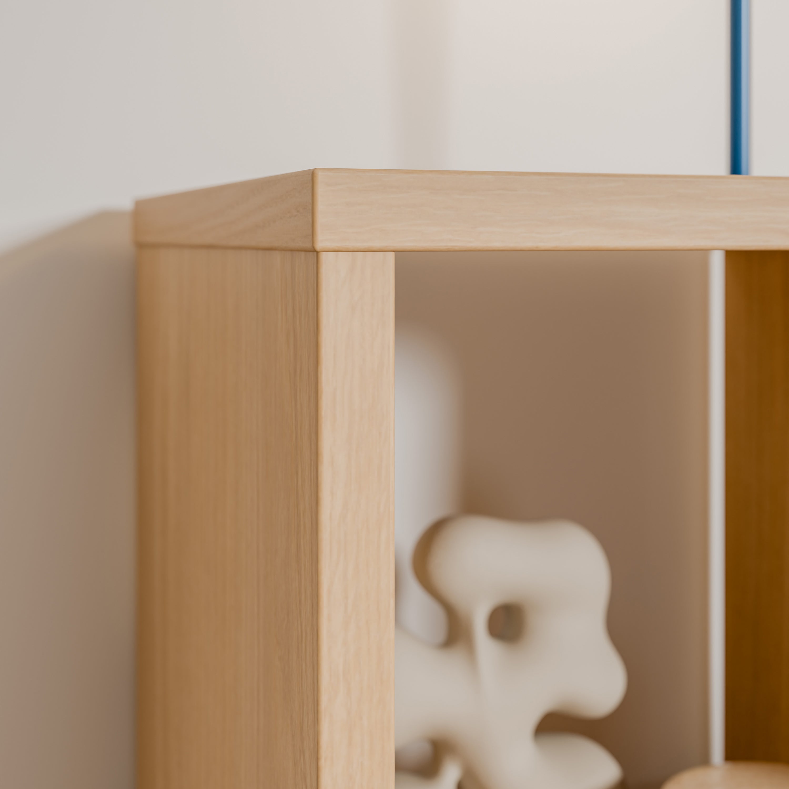 Mauro 1 Shelf Storage Unit in Elegancia Oak
