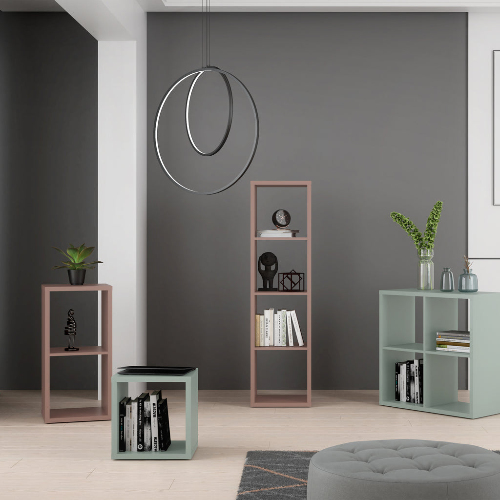 Mauro 1 Shelf Storage Unit in Terracotta