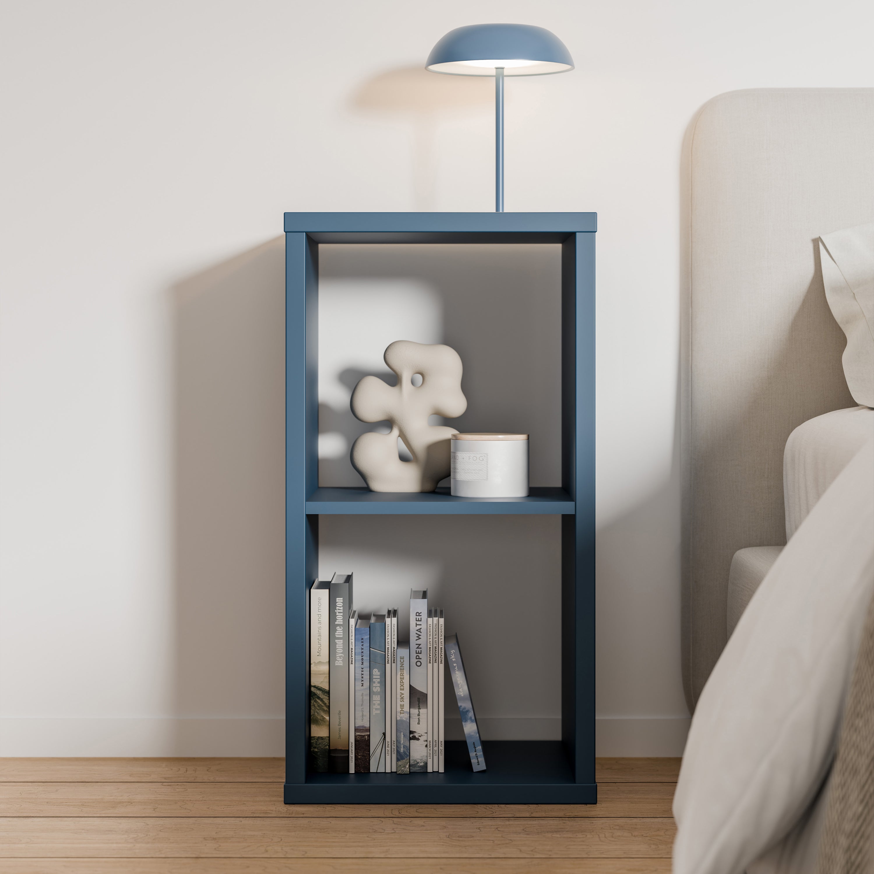 Mauro 1 Shelf Storage Unit in Blue