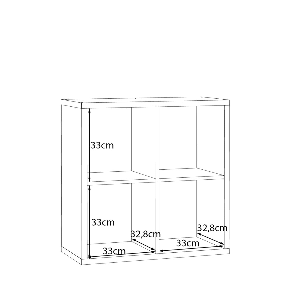 Mauro 2x2 Storage Unit in Sage Green