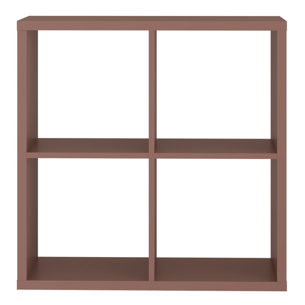 Mauro 2x2 Storage Unit in Terracotta