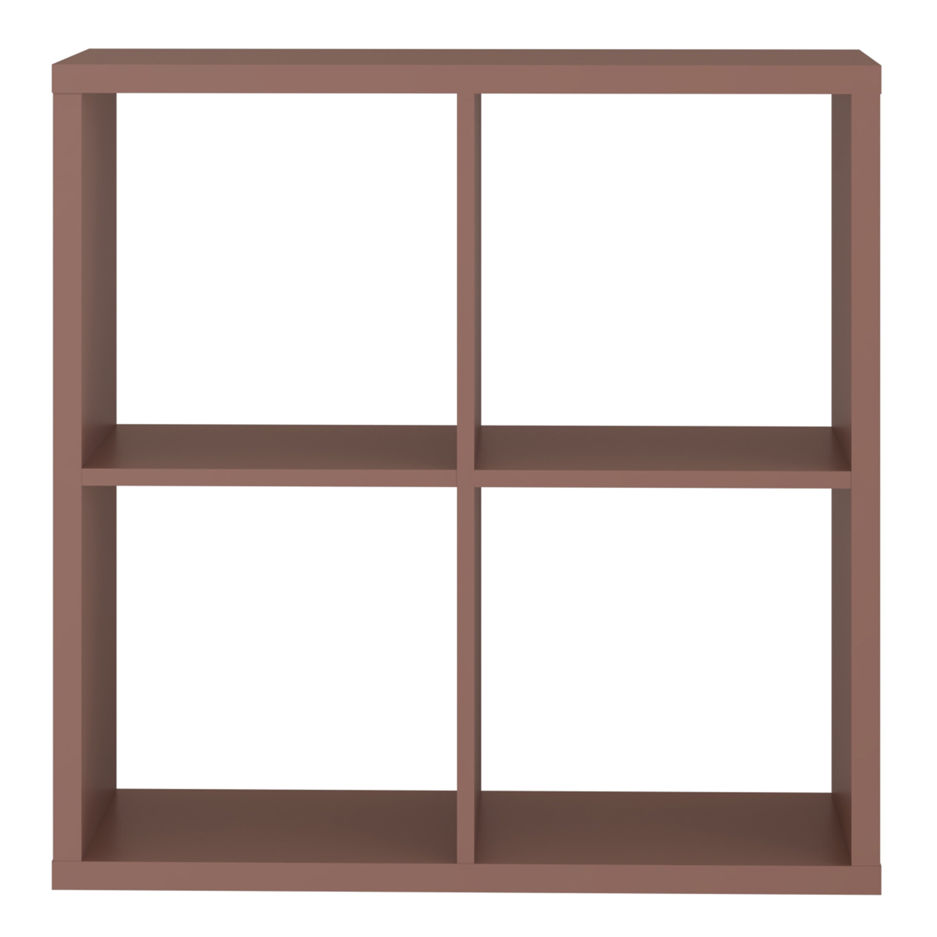 Mauro 2x2 Storage Unit in Terracotta
