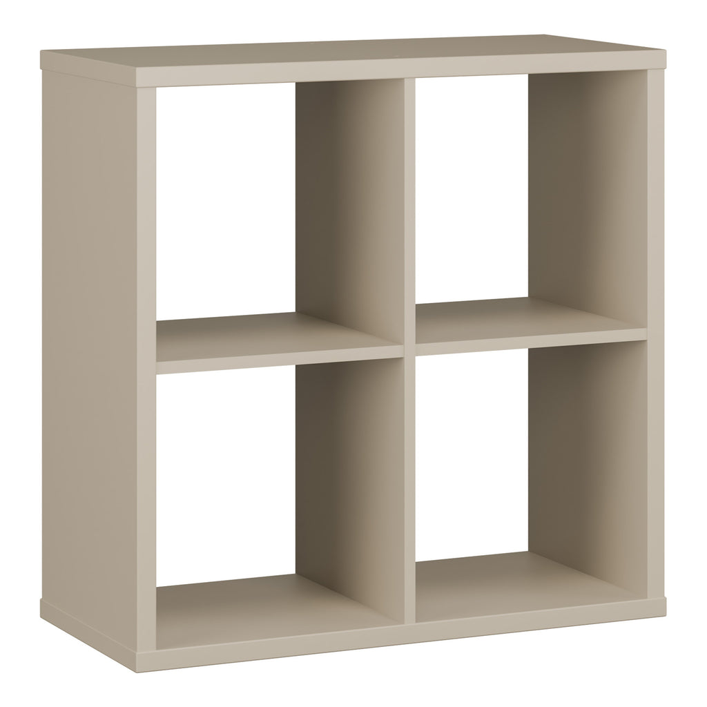 Mauro 2x2 Storage Unit in Taupe