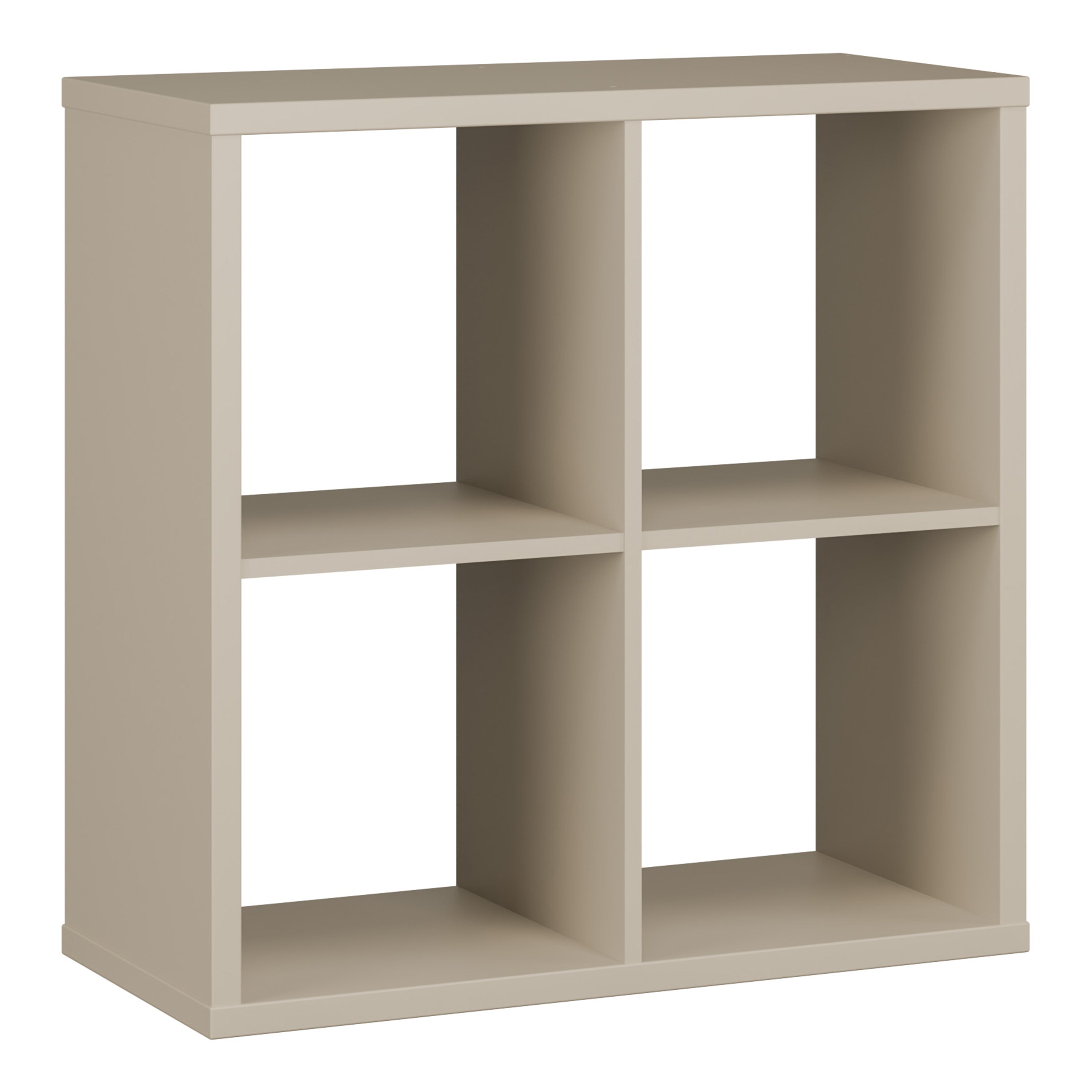 Mauro 2x2 Storage Unit in Taupe