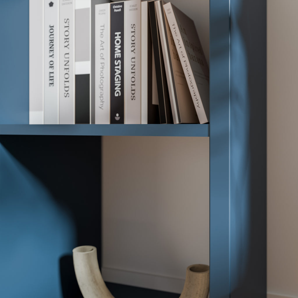 Mauro 2x2 Storage Unit in Blue