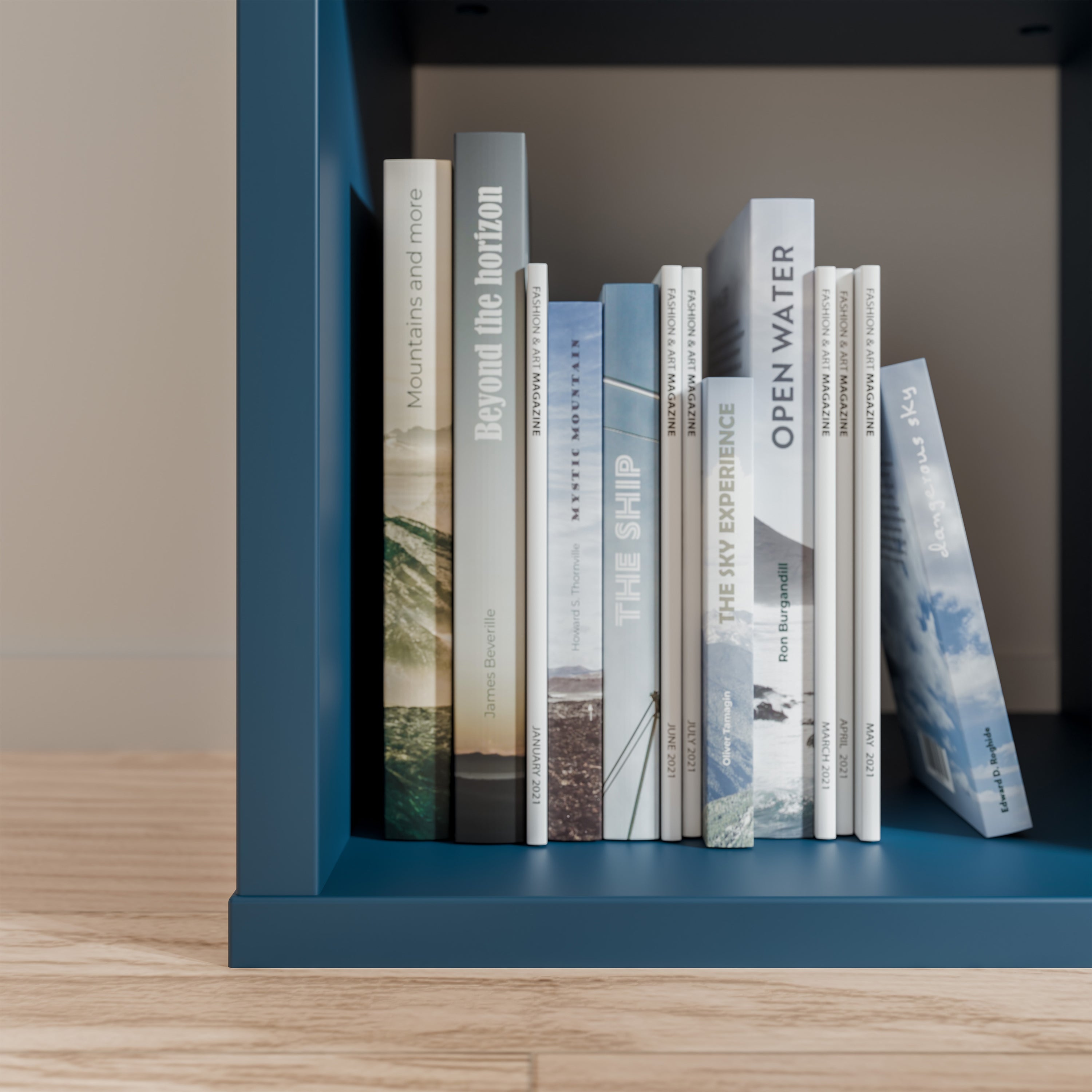Mauro 2x2 Storage Unit in Blue