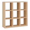 Mauro 3x3 Storage Unit in Elegancia Oak