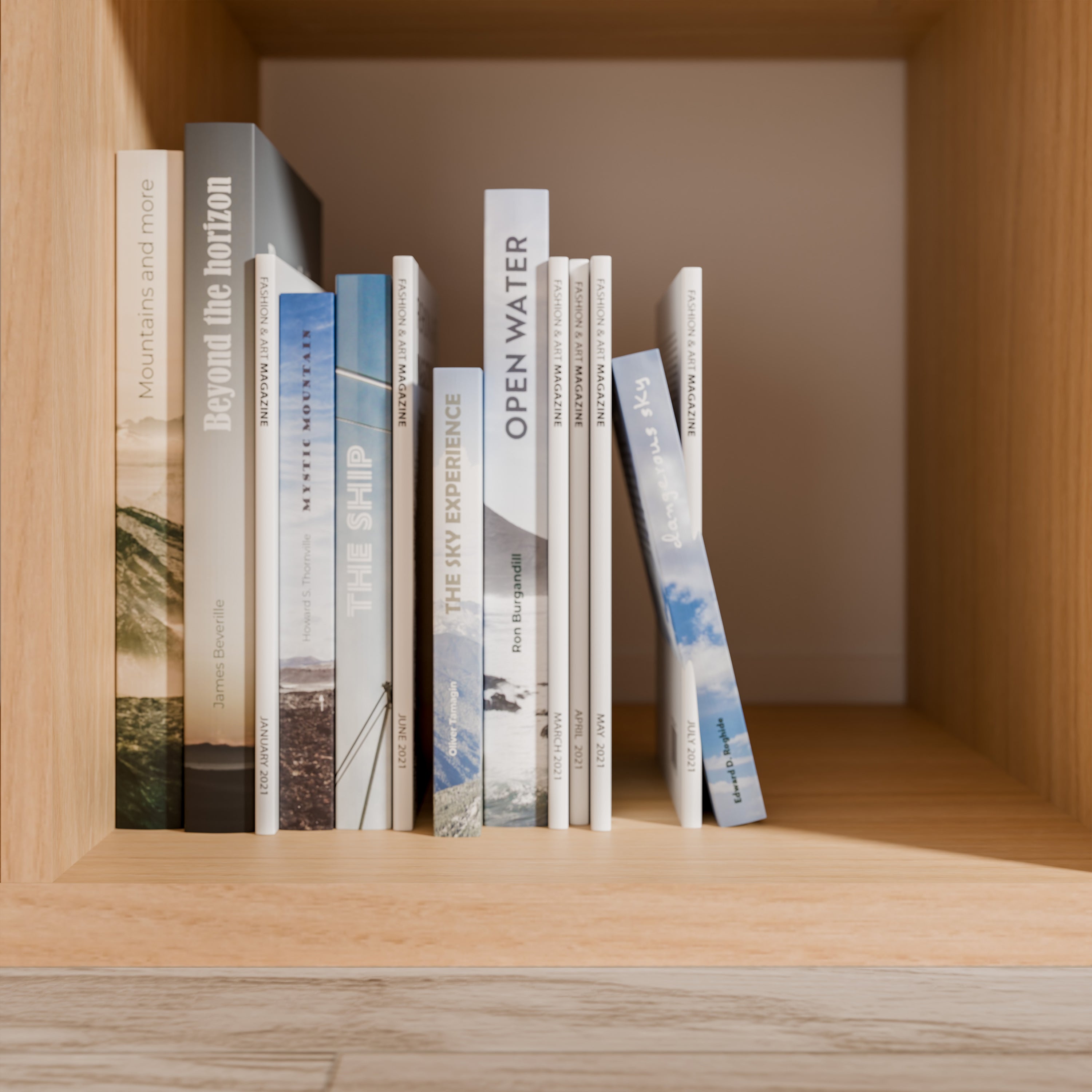 Mauro 3x3 Storage Unit in Elegancia Oak