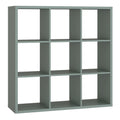 Mauro 3x3 Storage Unit in Sage Green