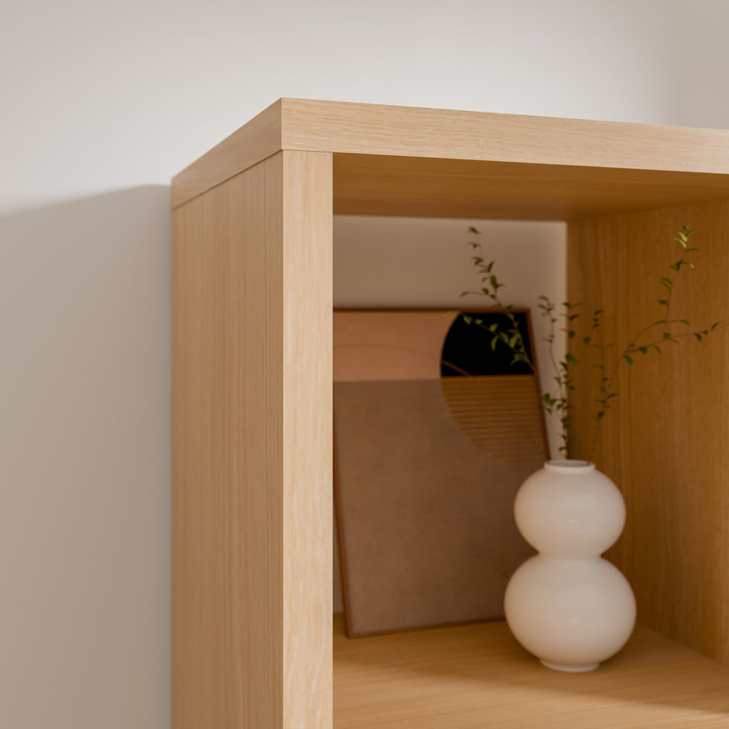 Mauro 3 Shelves Storage Unit in Elegancia Oak