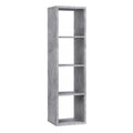 Mauro 3 Shelves Storage Unit in Concrete Grey
