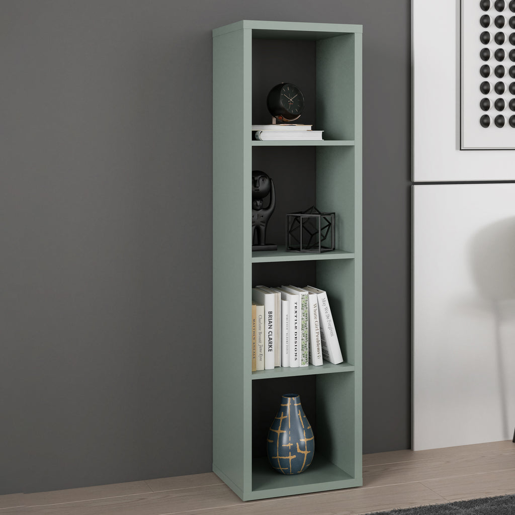 Mauro 3 Shelves Storage Unit in Sage Green
