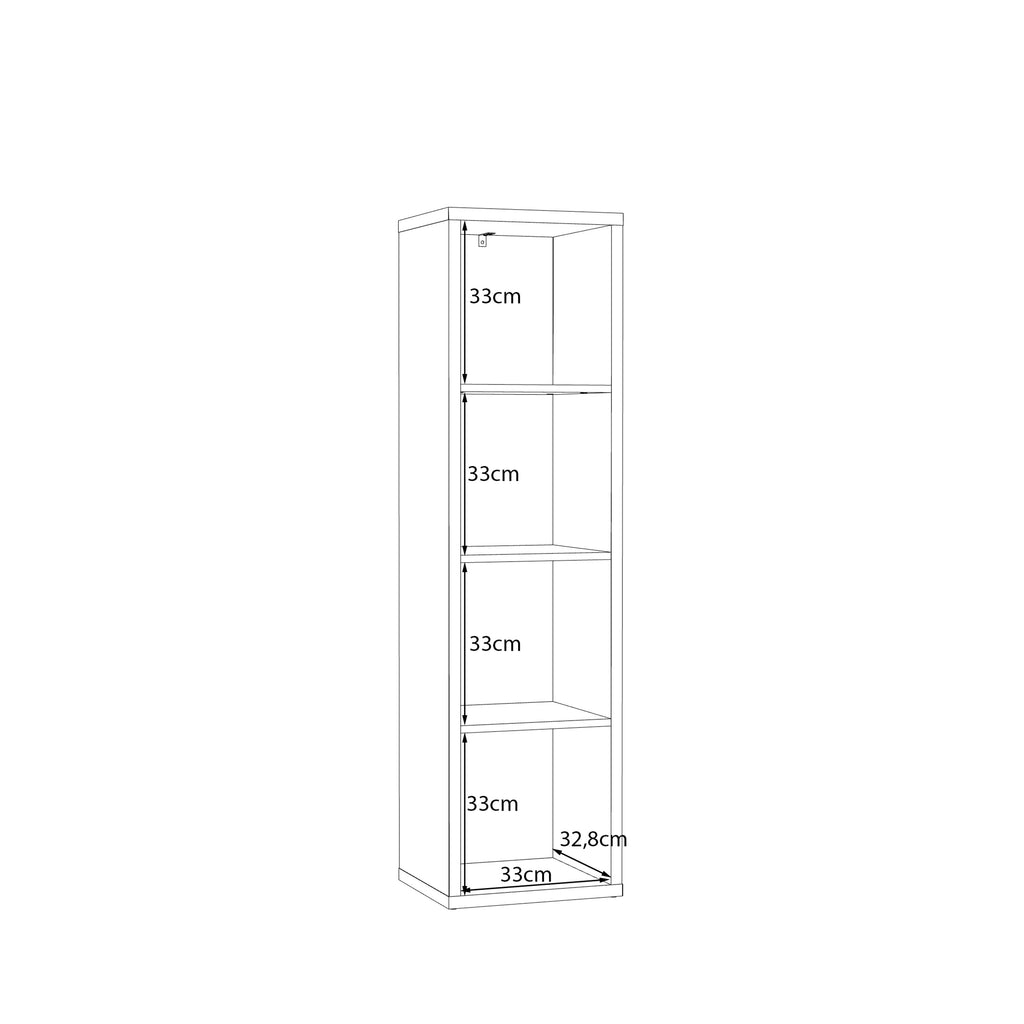 Mauro 3 Shelves Storage Unit in Sage Green