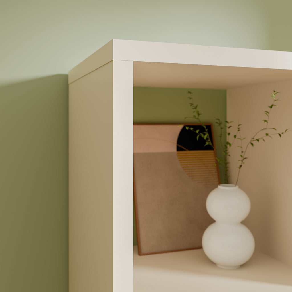 Mauro 3 Shelves Storage Unit in Sand