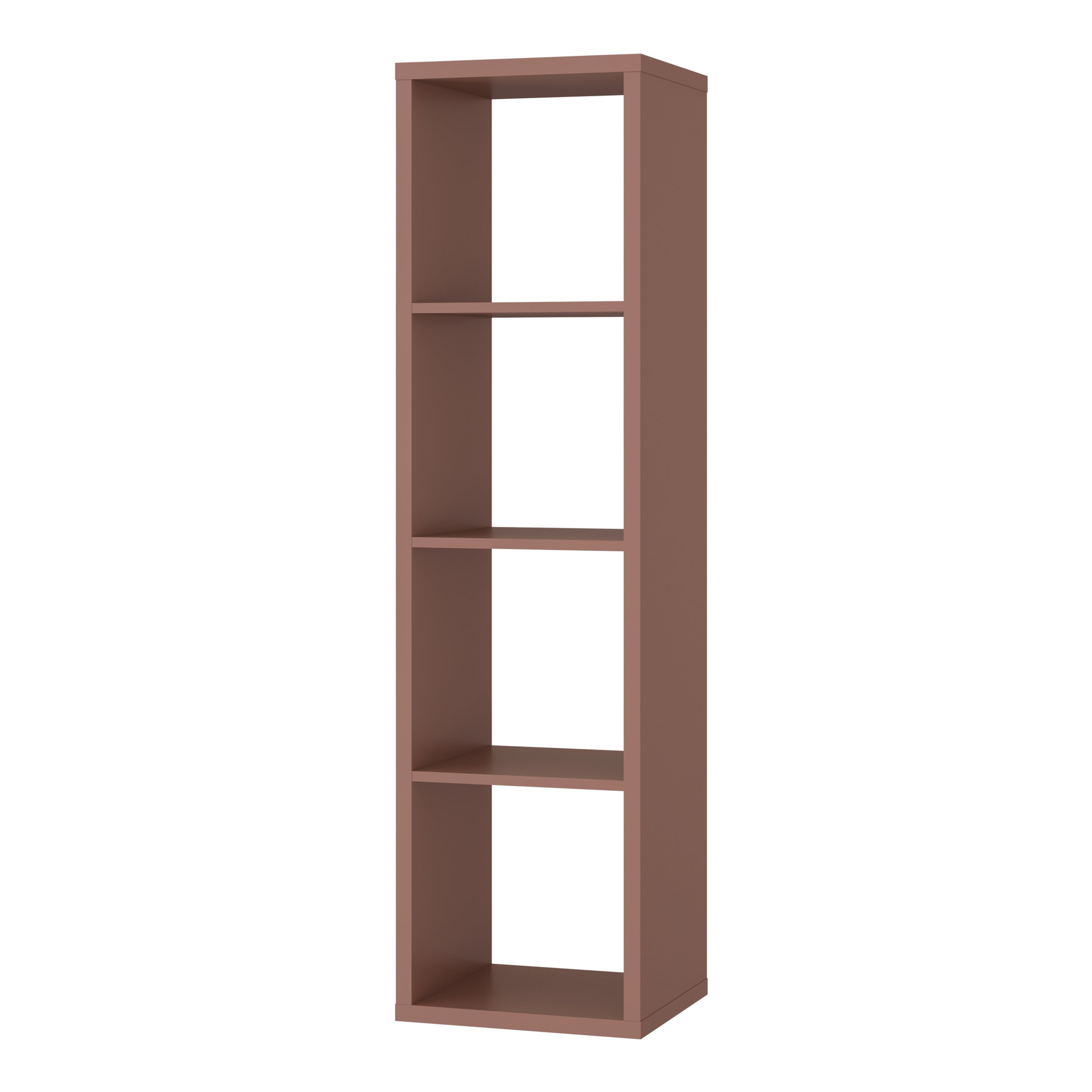 Mauro 3 Shelves Storage Unit in Terracotta