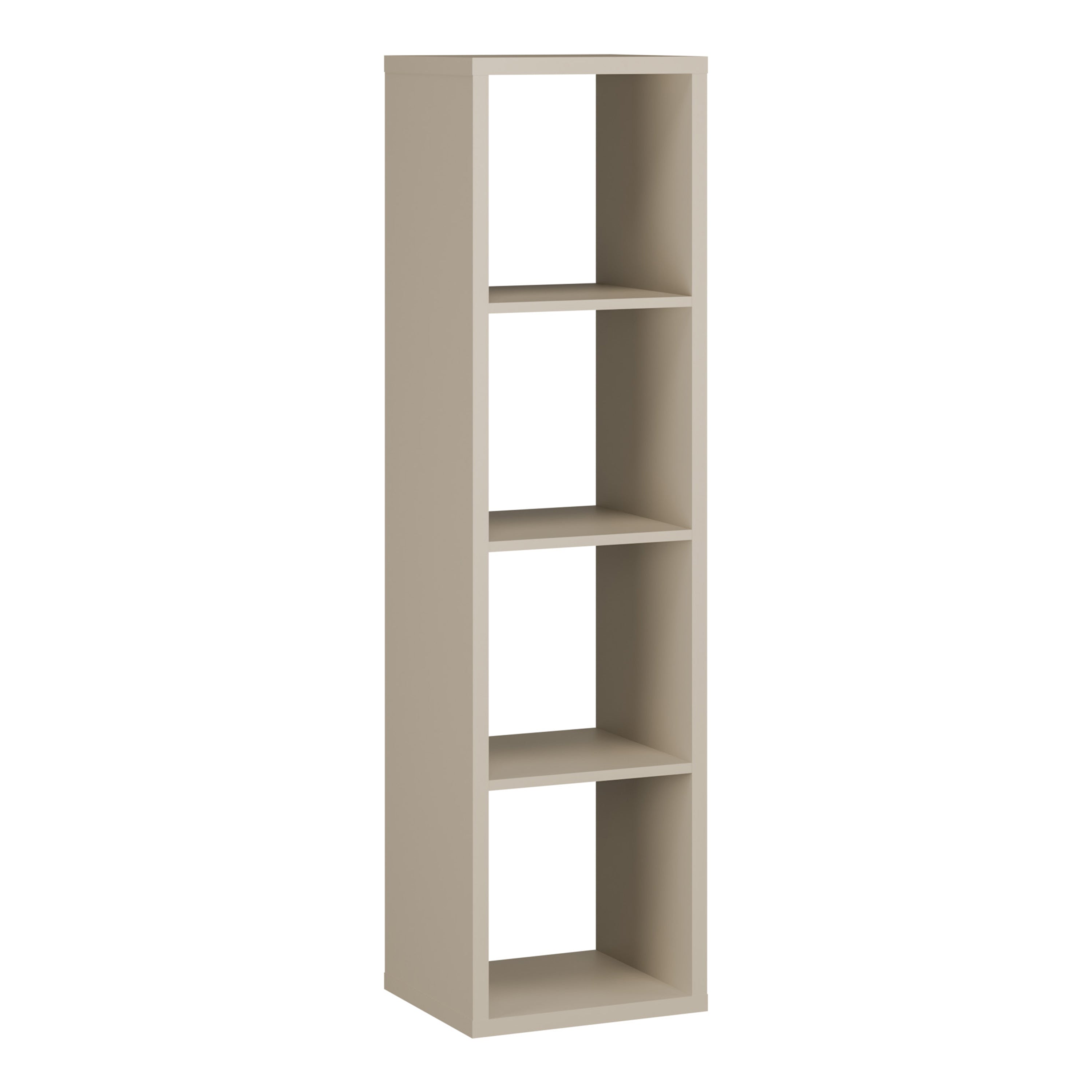 Mauro 3 Shelves Storage Unit in Taupe