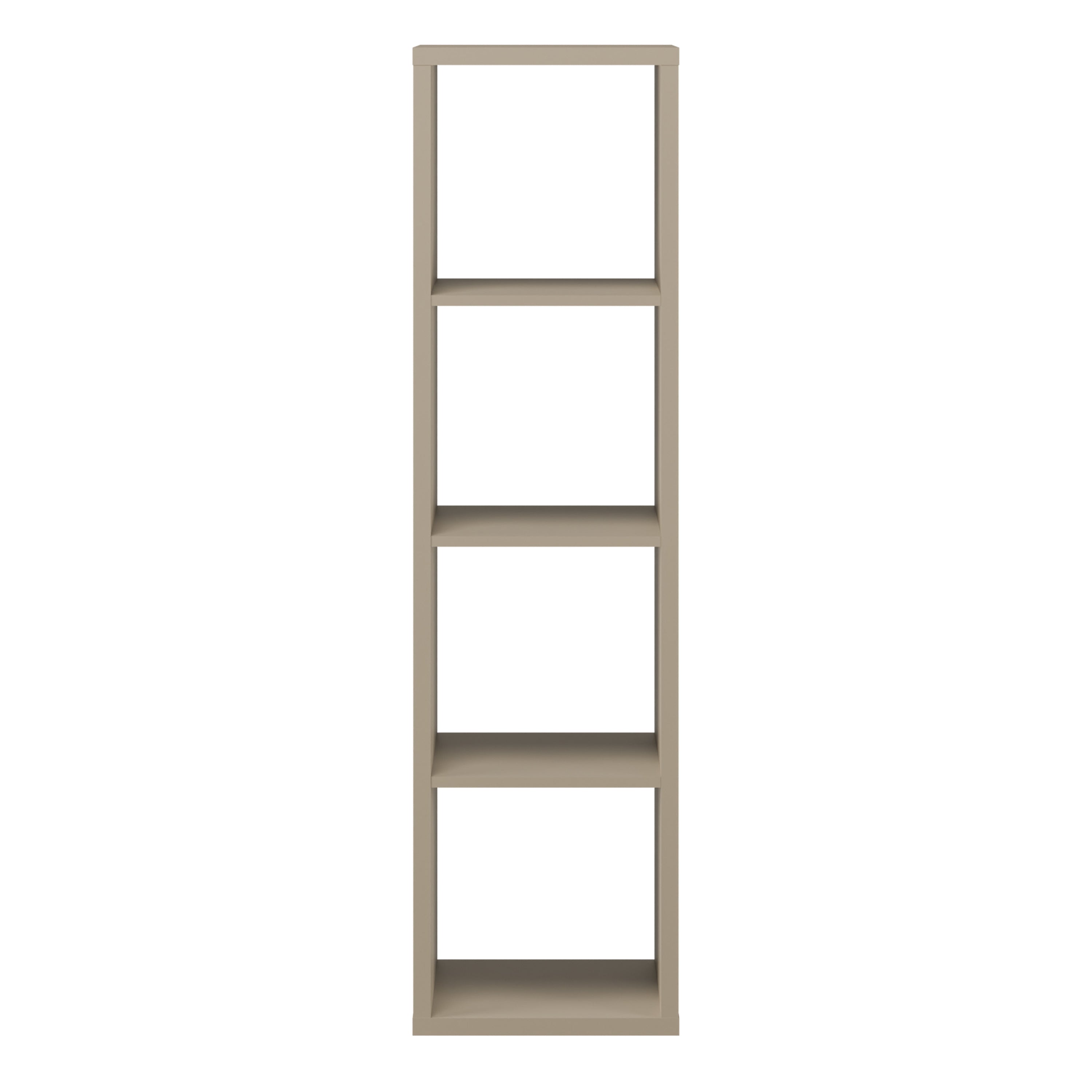 Mauro 3 Shelves Storage Unit in Taupe