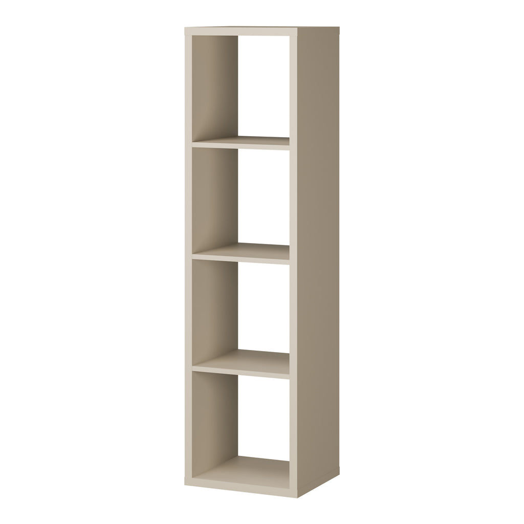 Mauro 3 Shelves Storage Unit in Taupe