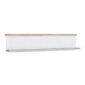 Pontypool Wall Shelf in White and Riva Oak