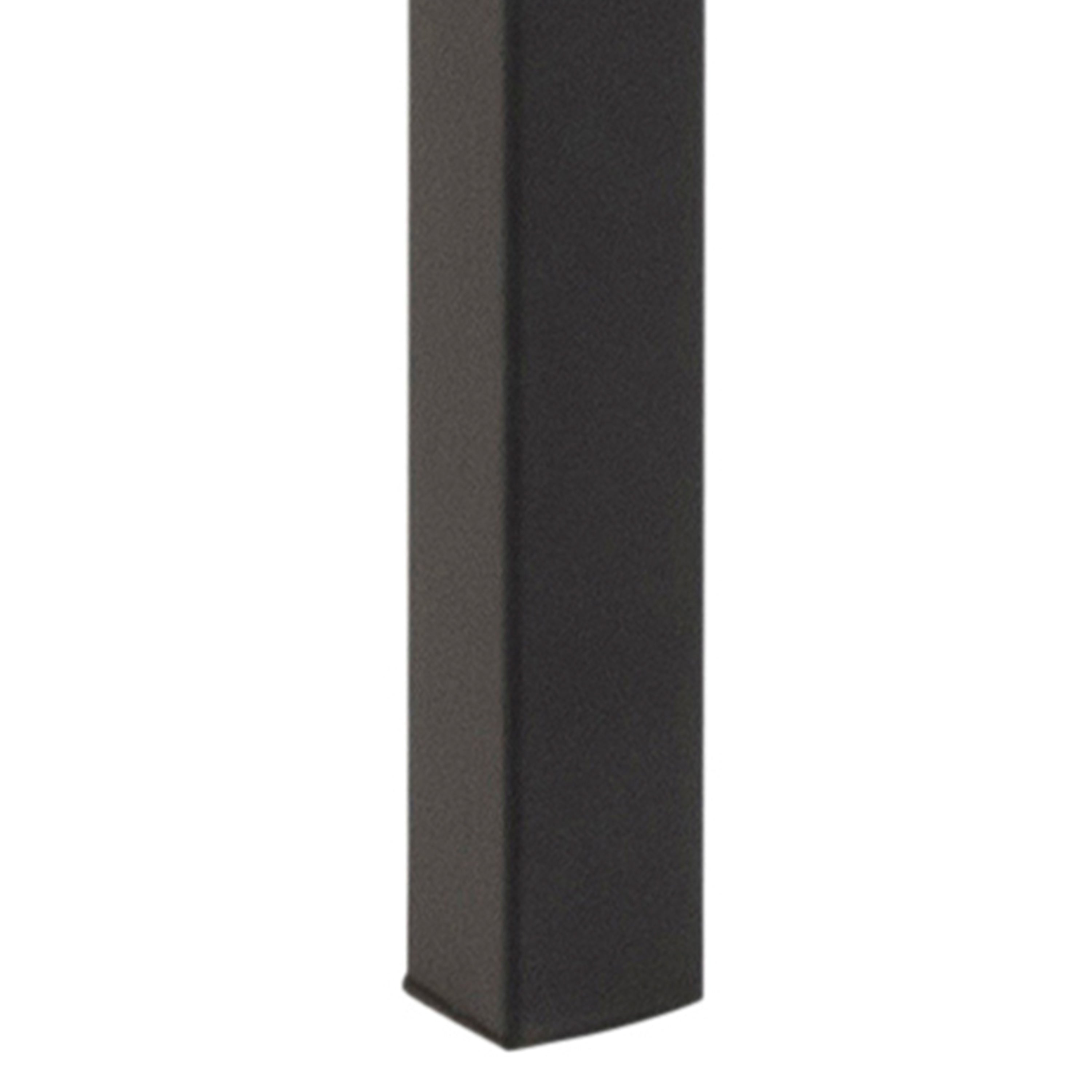 Seaford Dining Table in Black & Oak 160x80cm