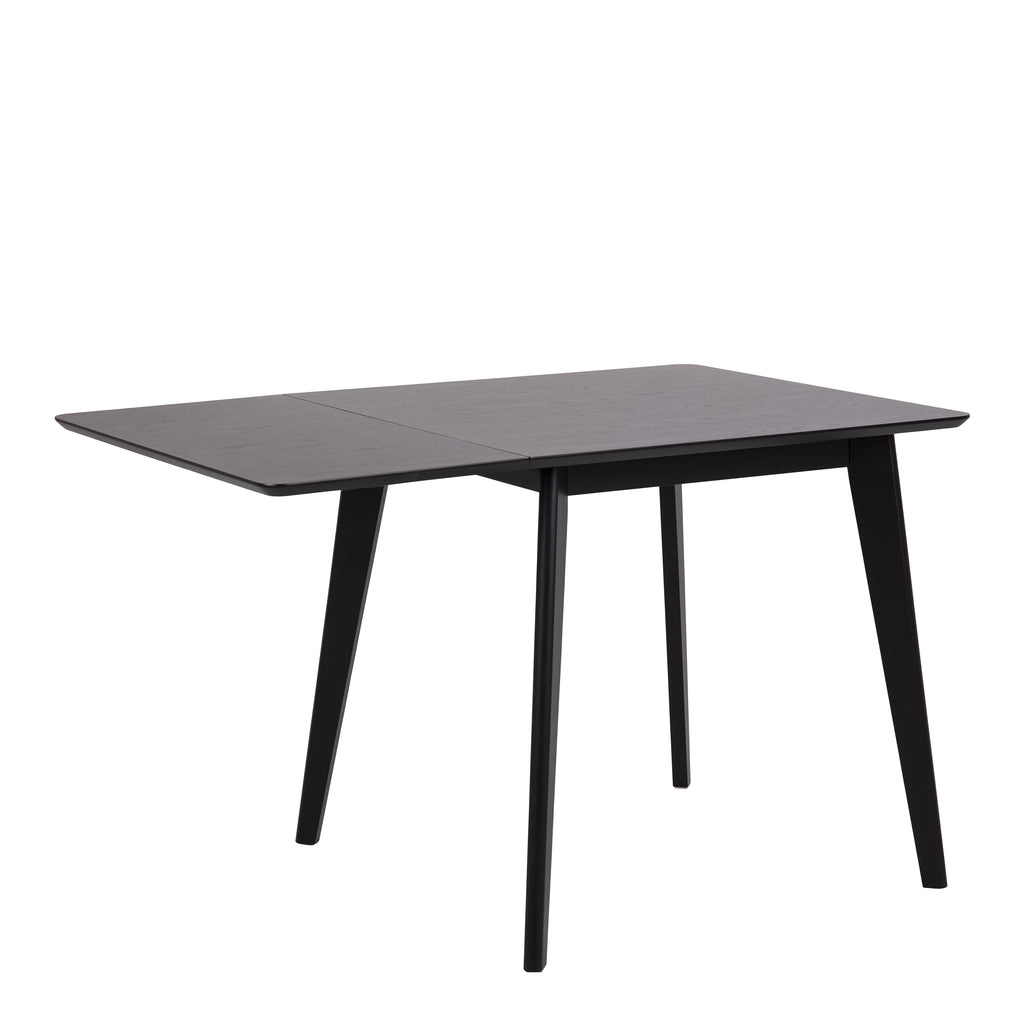 Roxby Extending Dining Table 120x80cm in Black