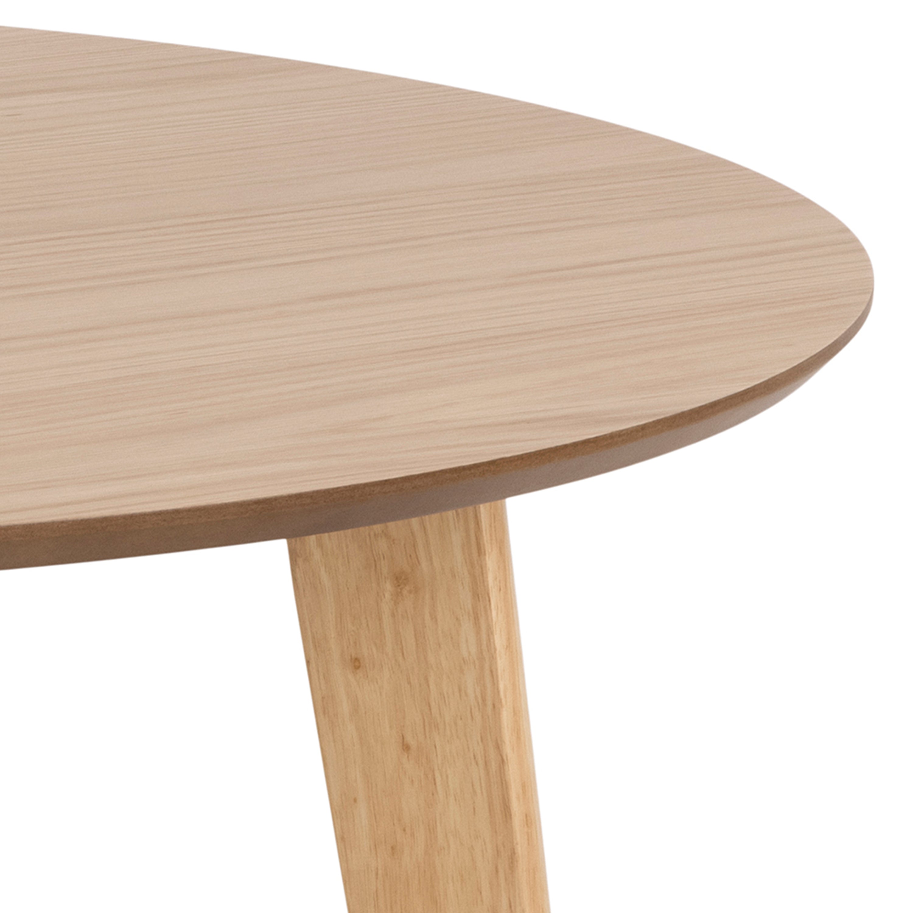 Roxby Round Dining Table in Oak 105cm