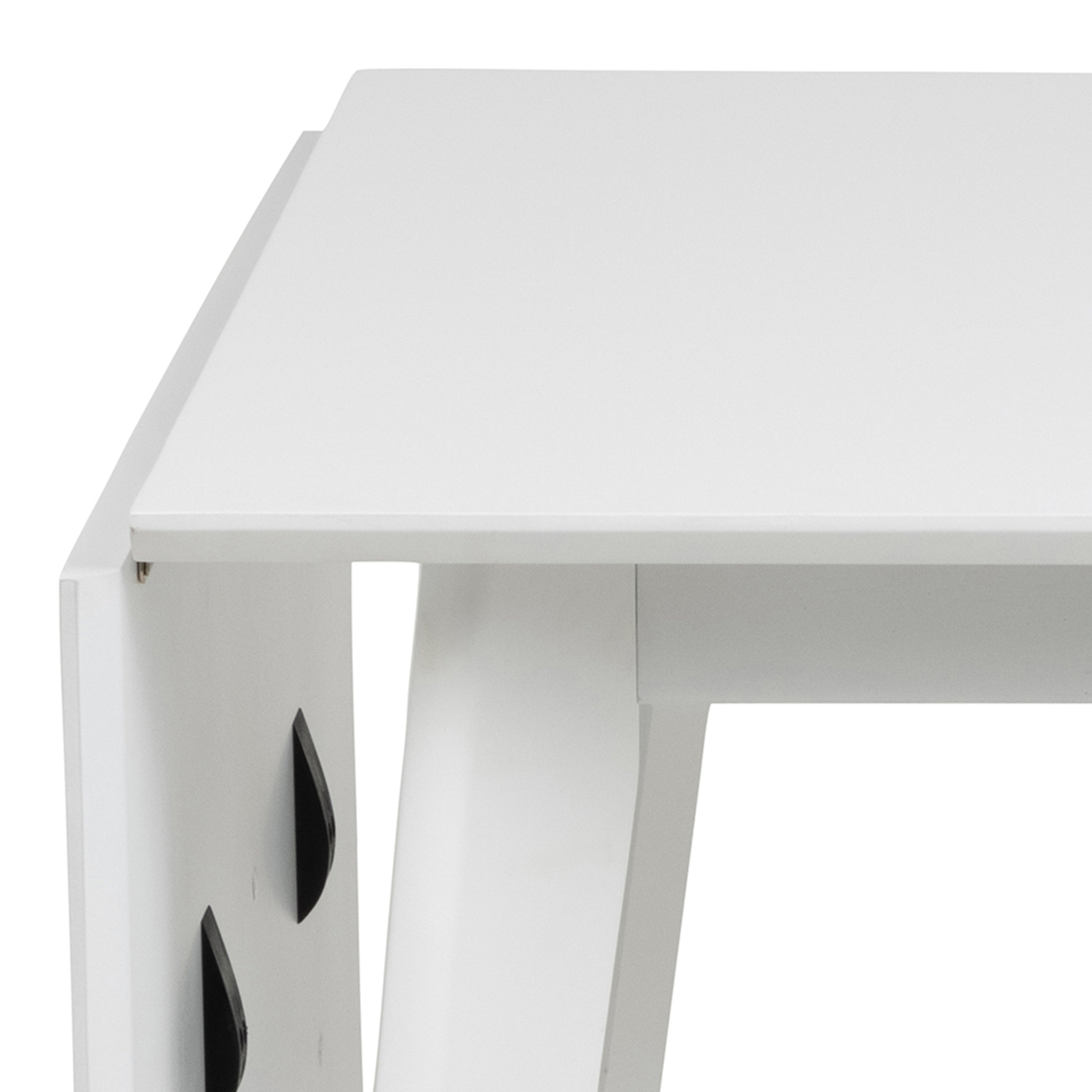 Roxby Square Dining Table in White 120x80cm