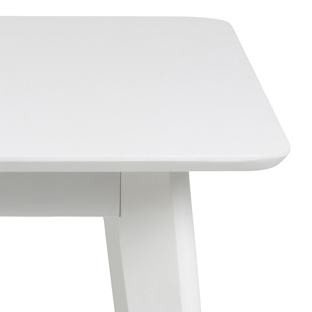Roxby Square Dining Table in White 120x80cm