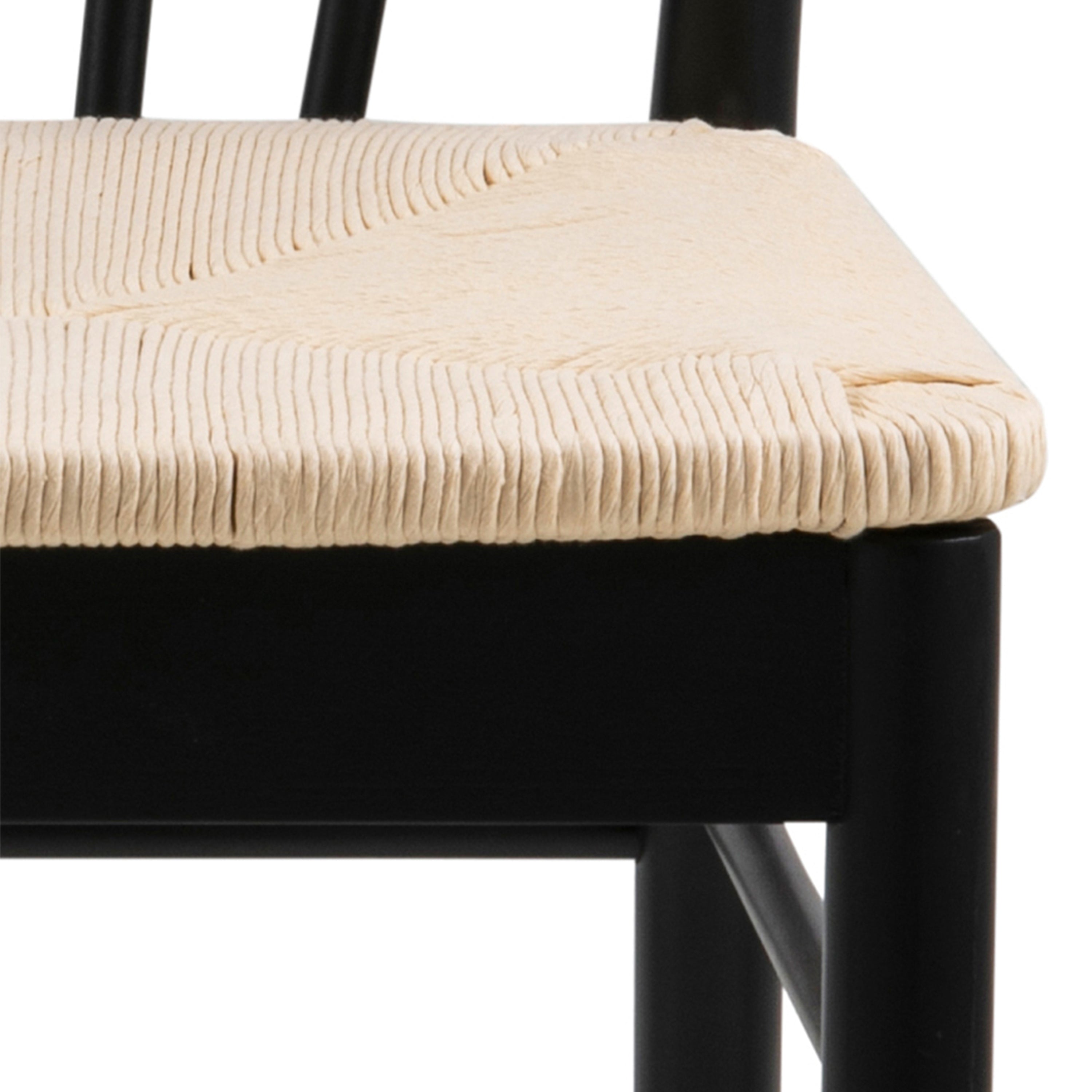Montreux Round Extending Dining Table in Black 115-154cm includes 6 Cassandra Dining Chairs with Armrest in Black