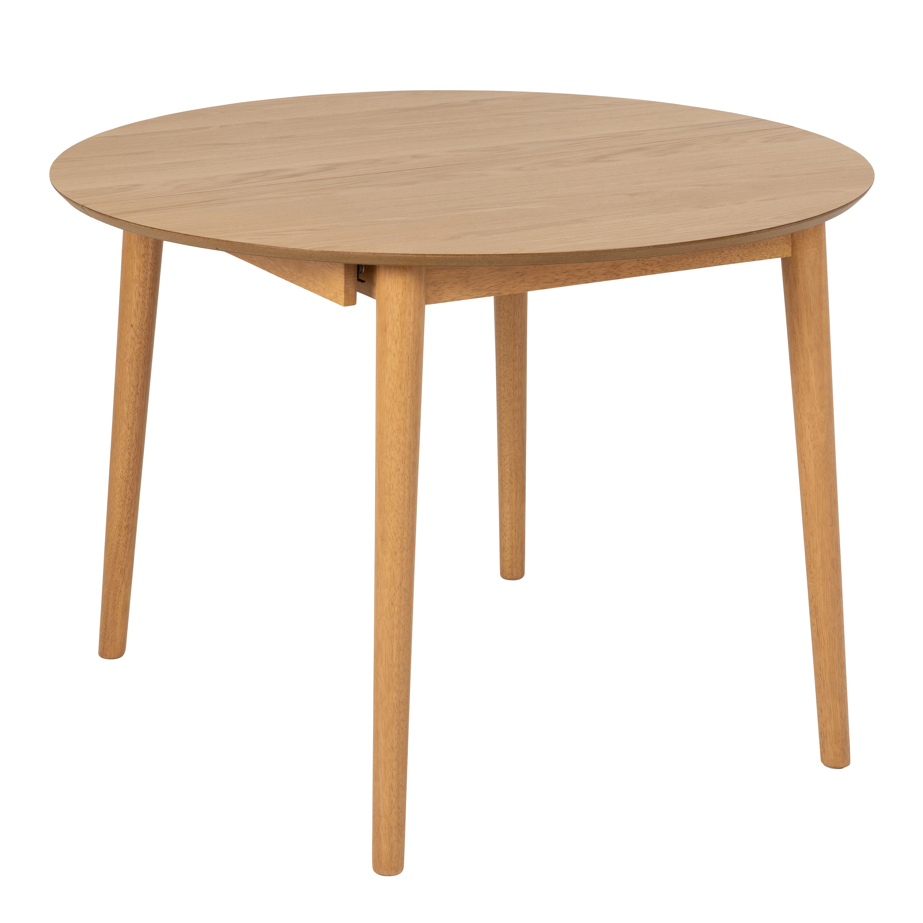 Montreux Round Extending Dining Table in Oak 154-115cm