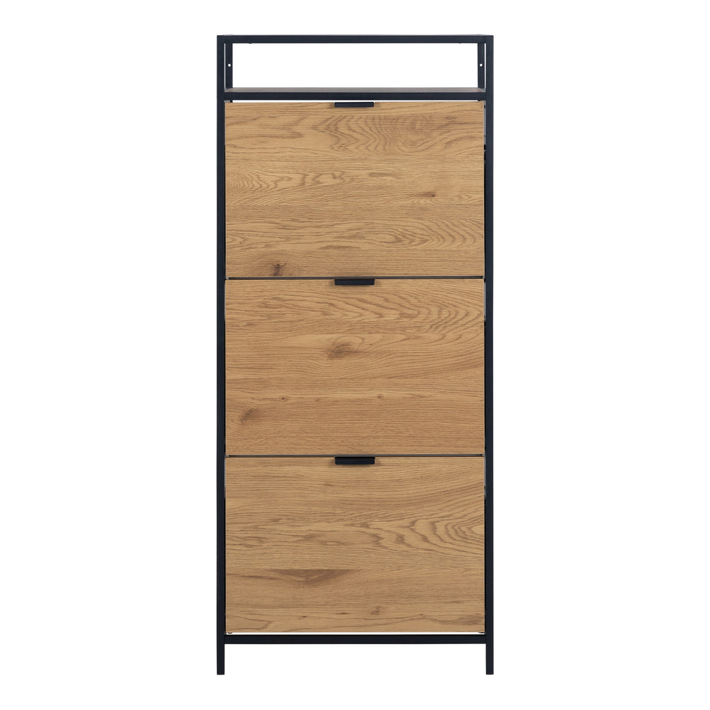Seaford Wide Grey Steel Bookcase With 4 Grey Melamine Shelves