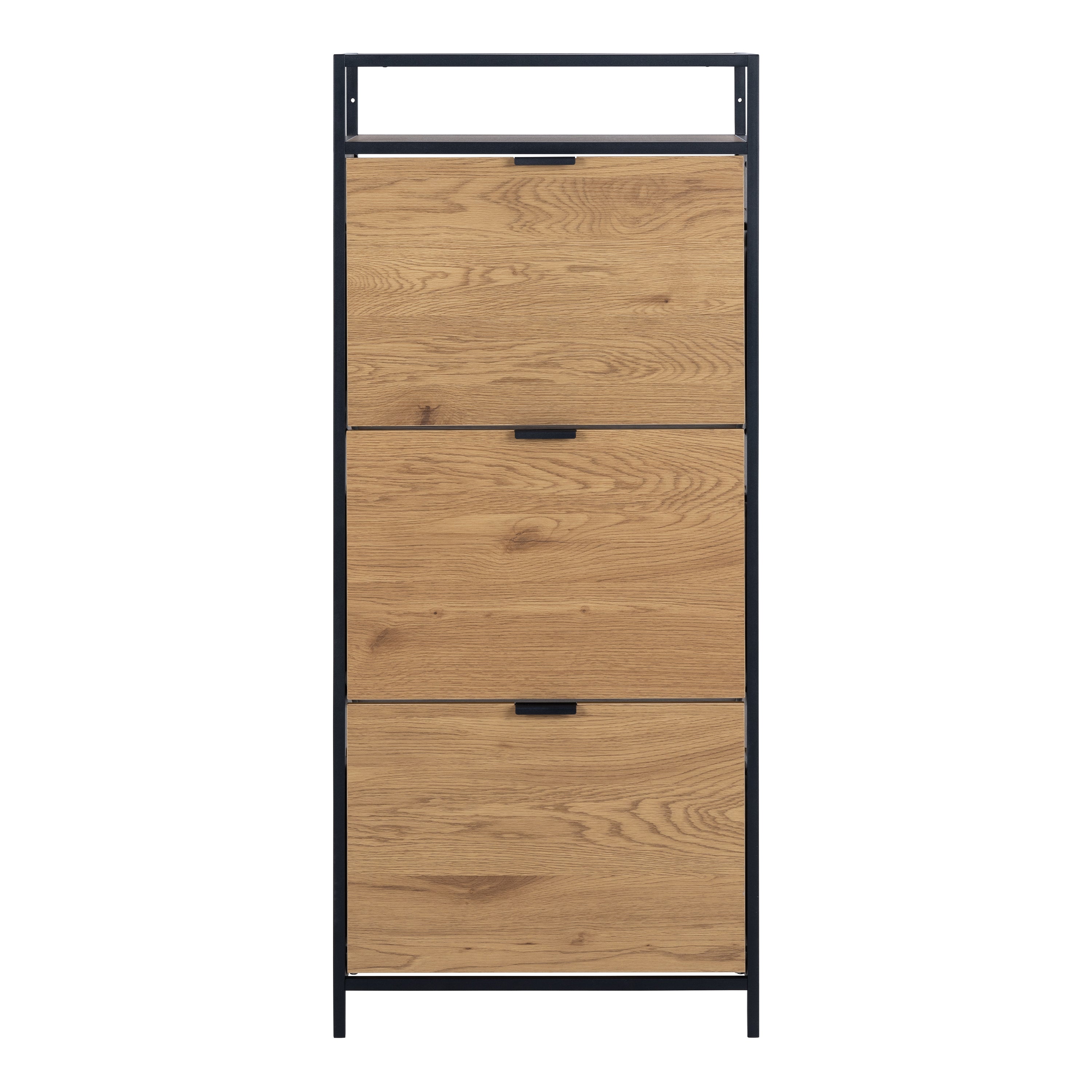 Seaford Wide Grey Steel Bookcase With 4 Grey Melamine Shelves