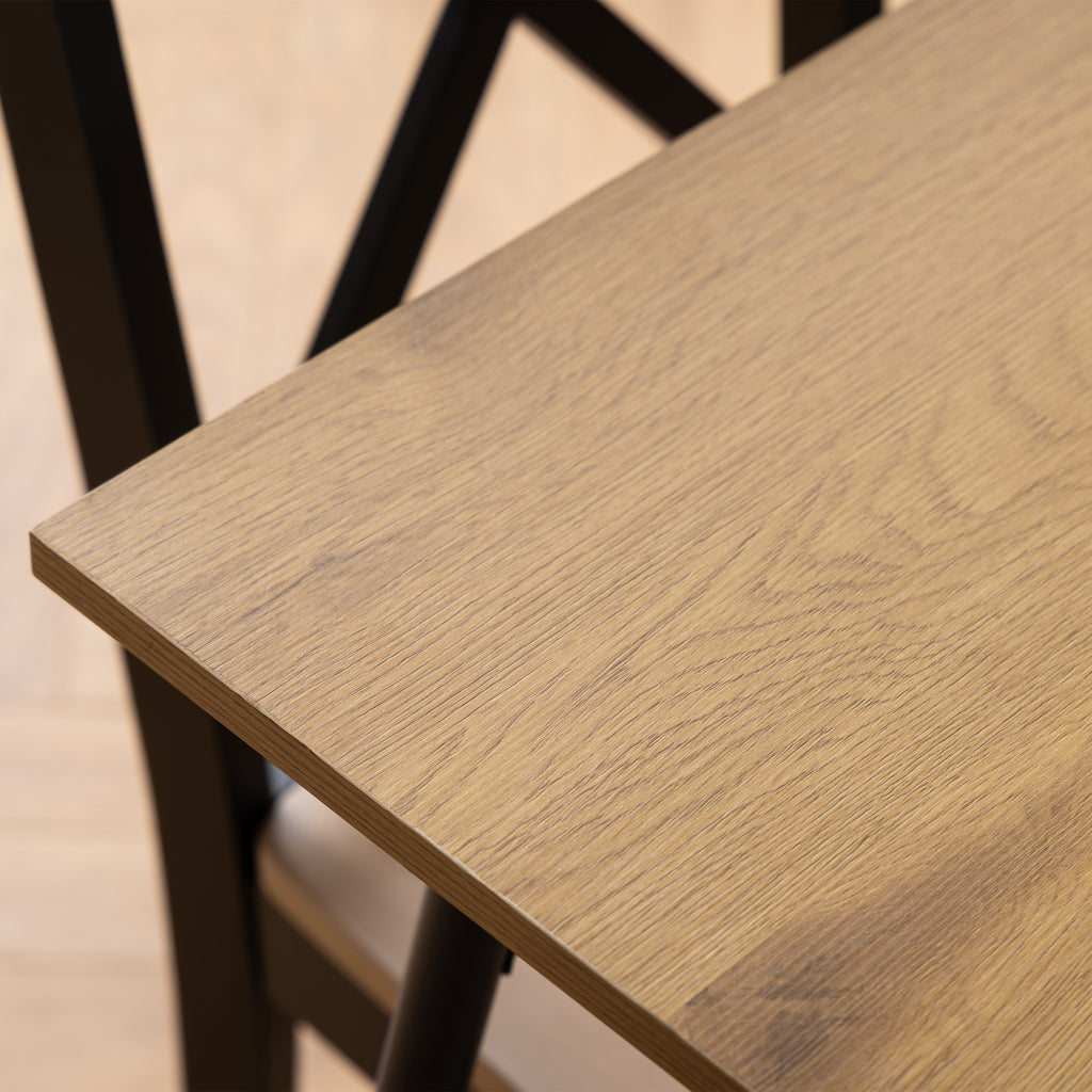 Peru Rectangular Dining Table in Wild Oak 120x80cm