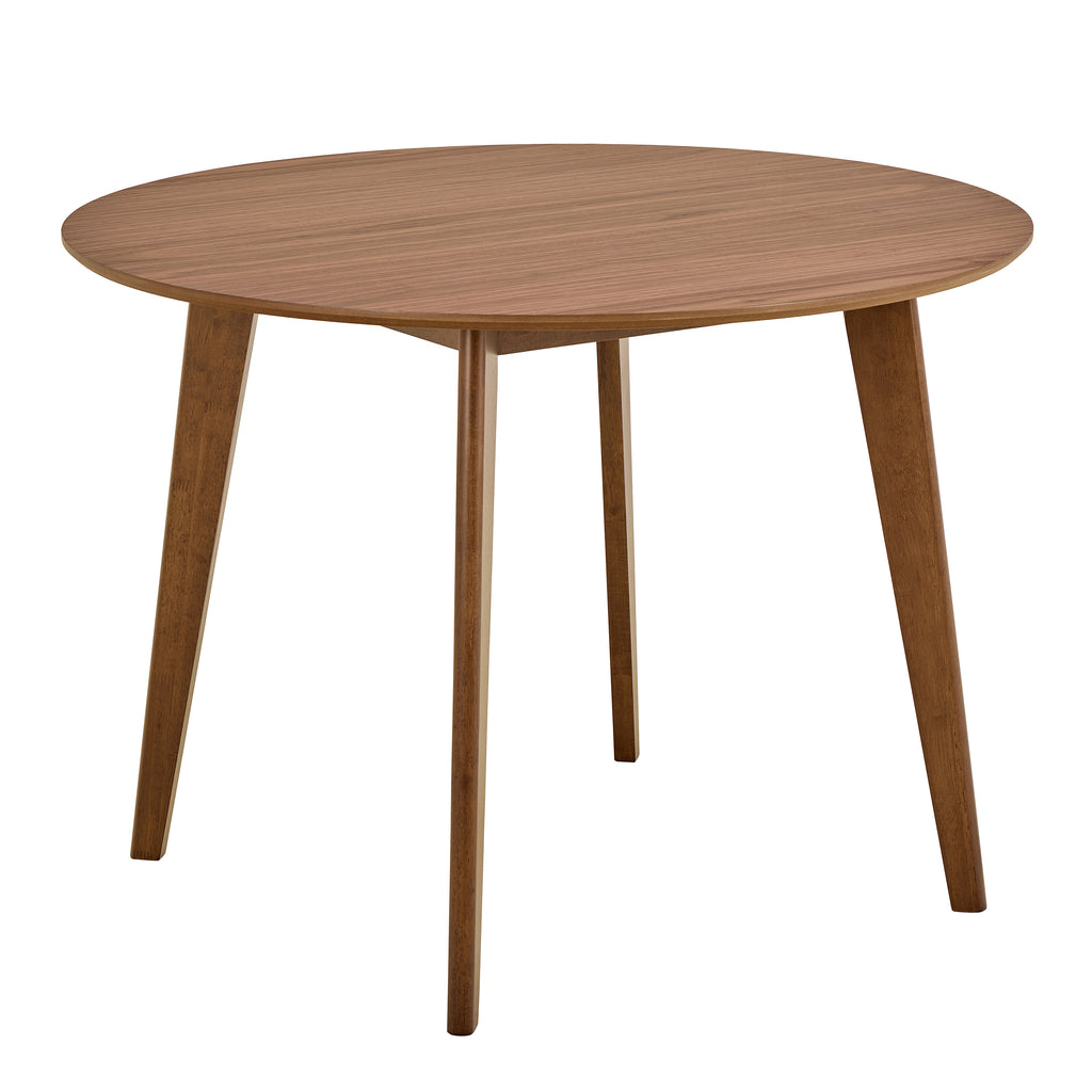 Roxby Round Dining Table in Walnut 105cm