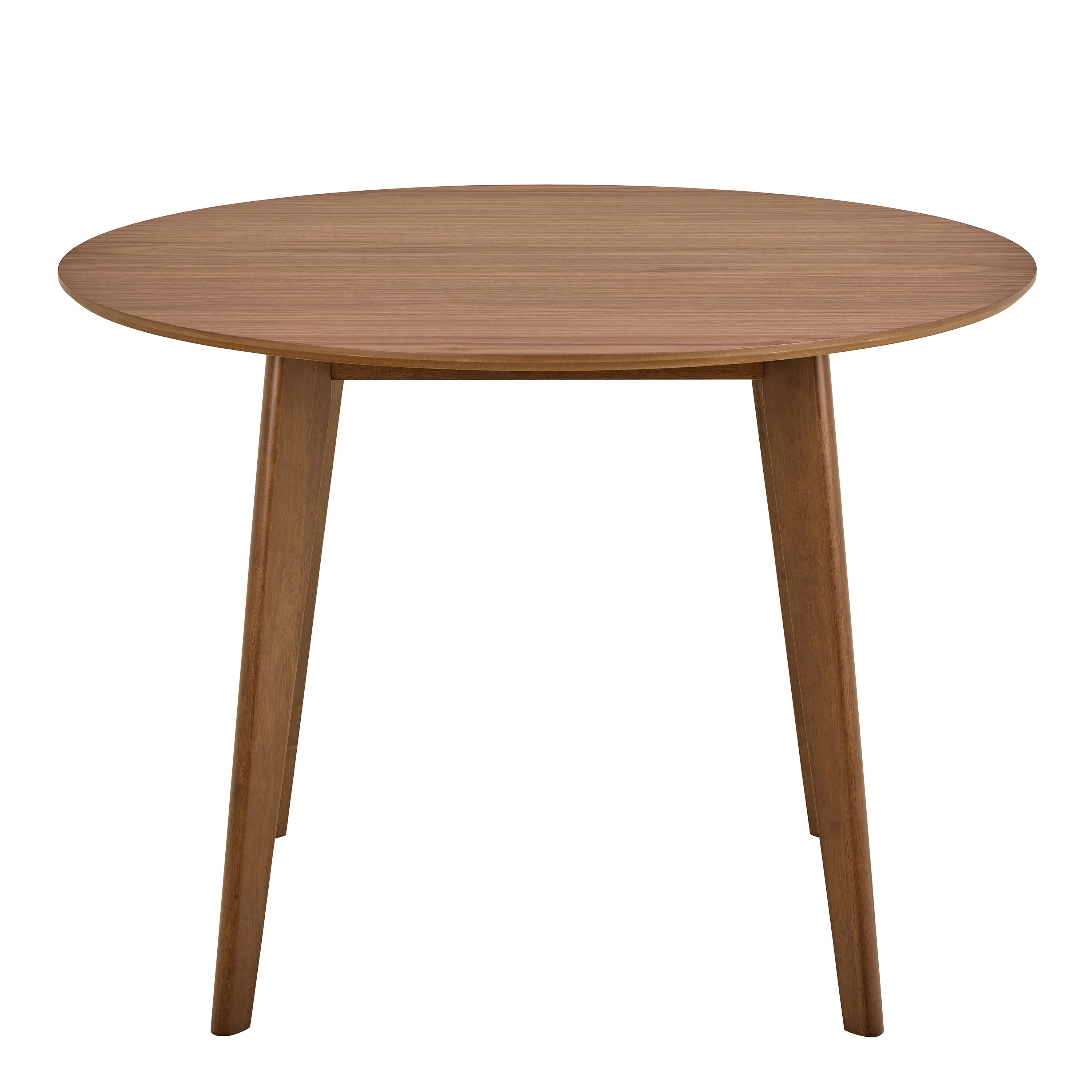 Roxby Round Dining Table in Walnut 105cm