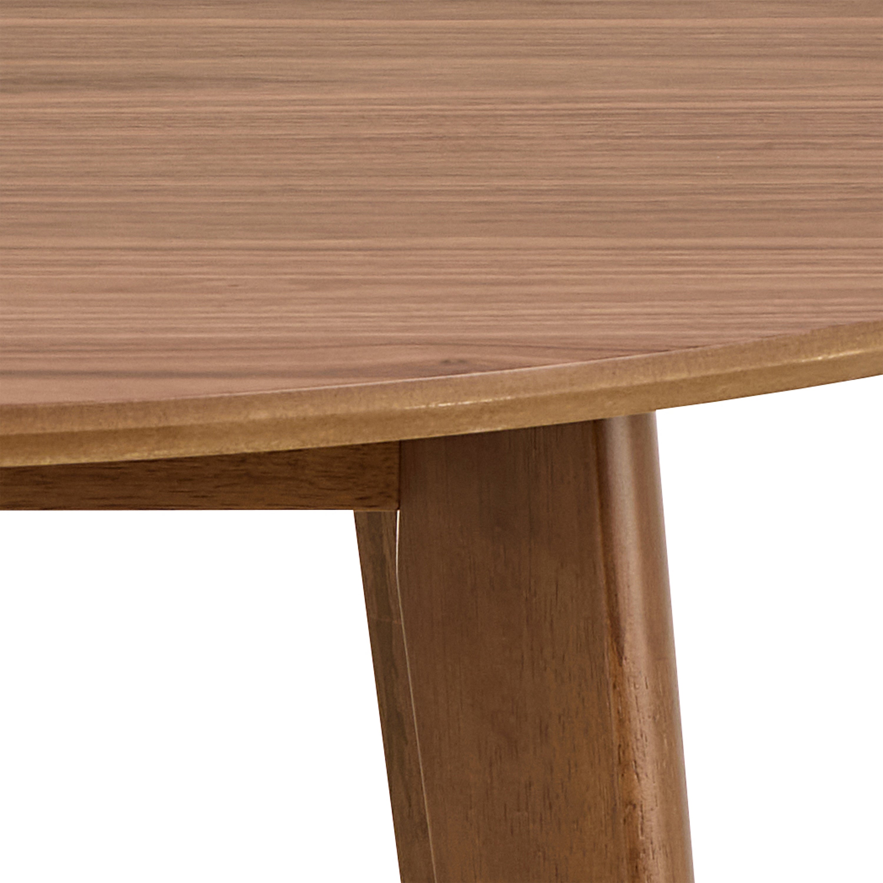 Roxby Round Dining Table in Walnut 105cm