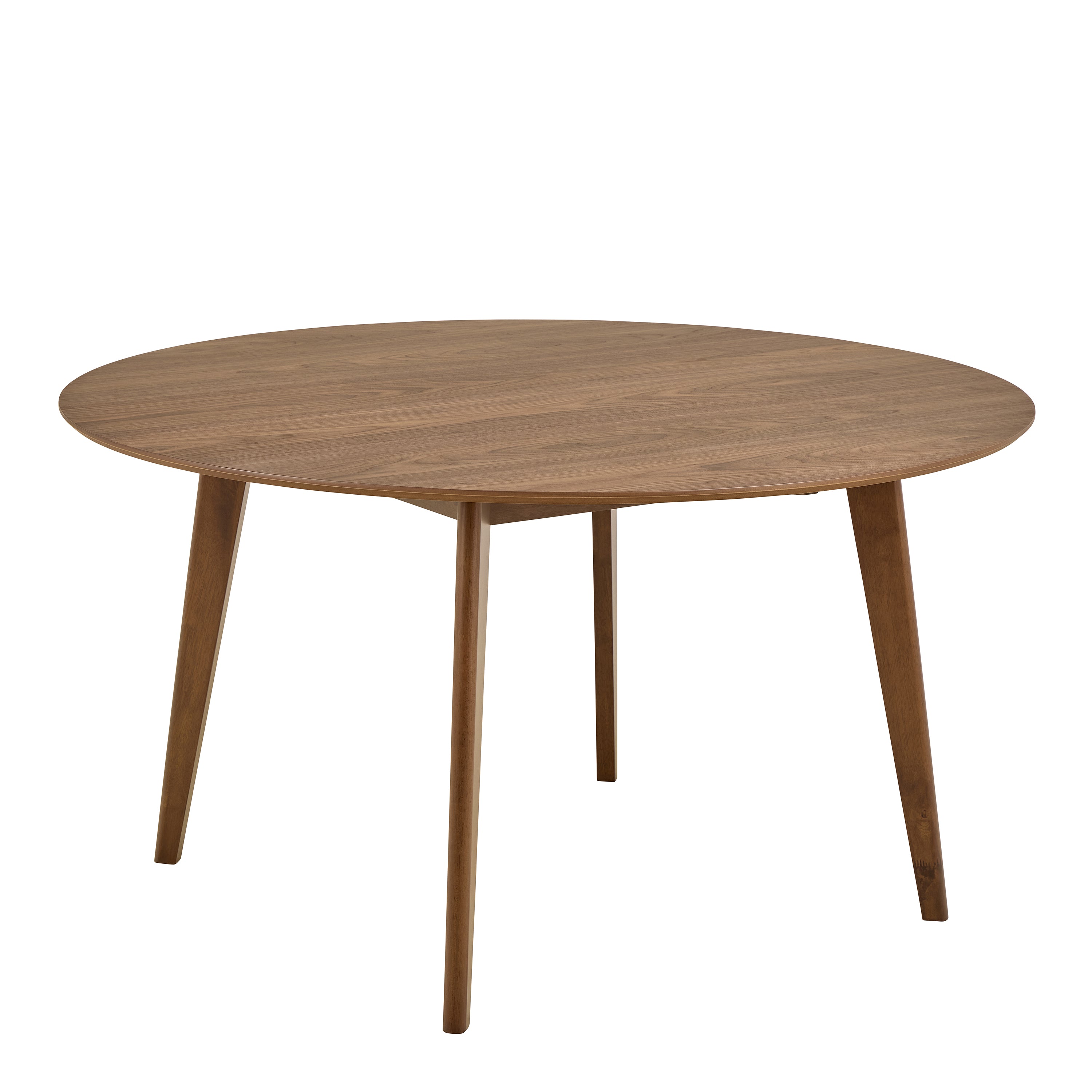 Roxby Round Dining Table in Walnut 140cm