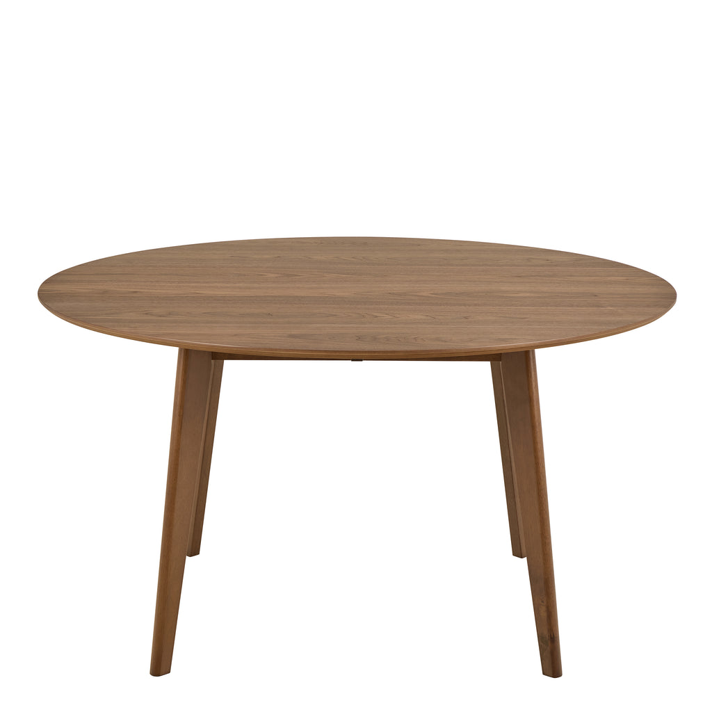 Roxby Round Dining Table in Walnut 140cm