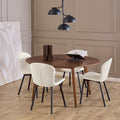 Roxby Round Dining Table in Walnut 140cm