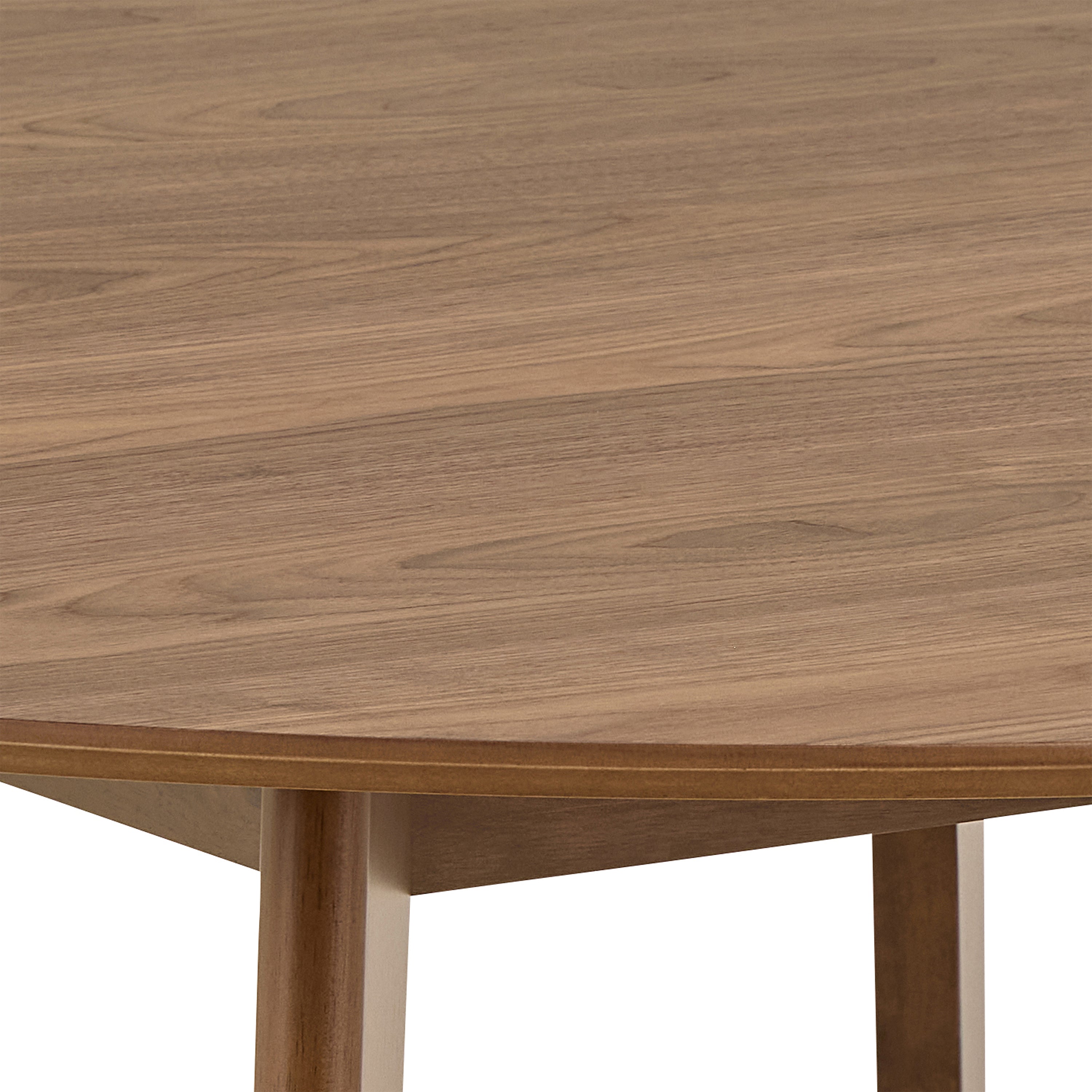 Roxby Round Dining Table in Walnut 140cm