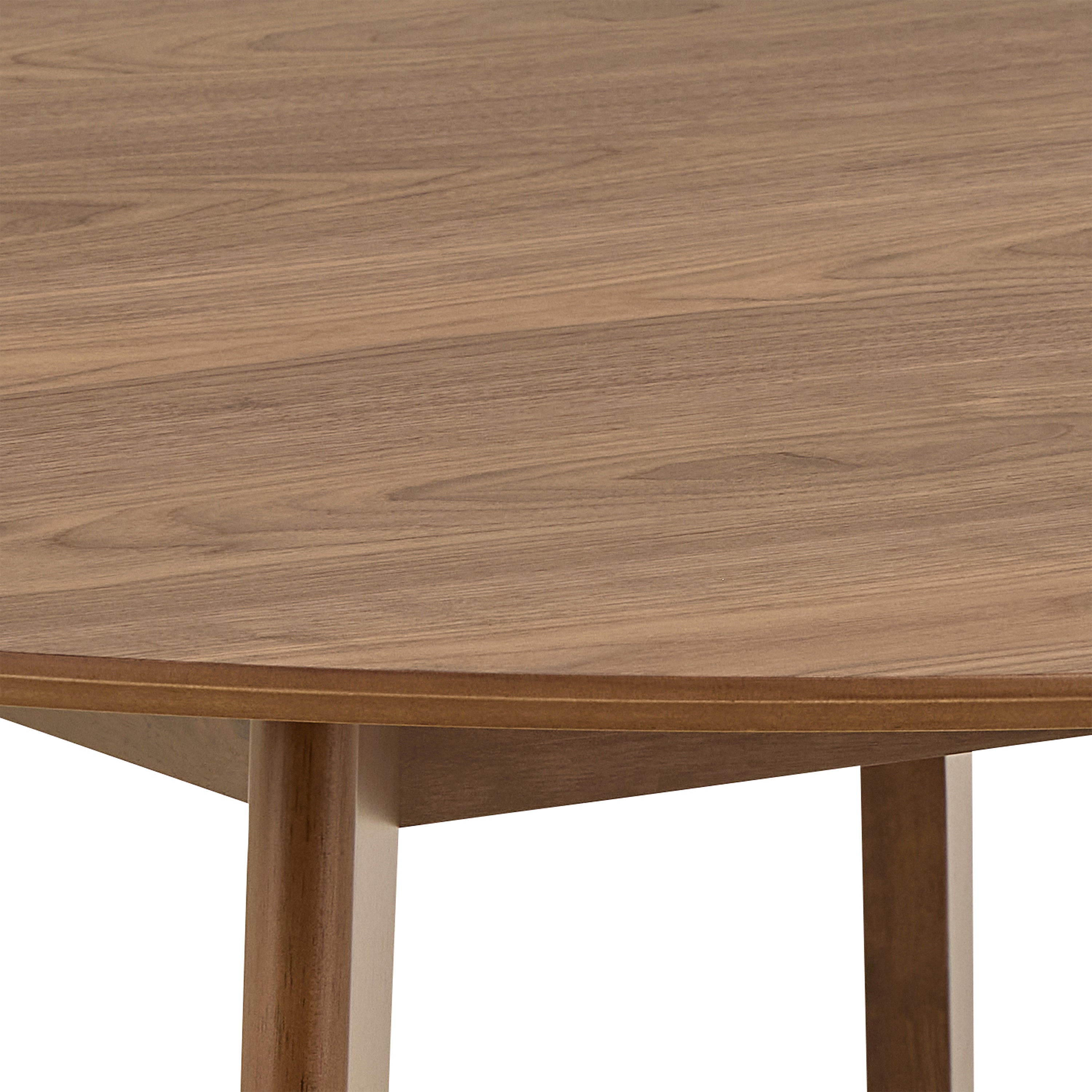 Roxby Round Dining Table in Walnut 140cm