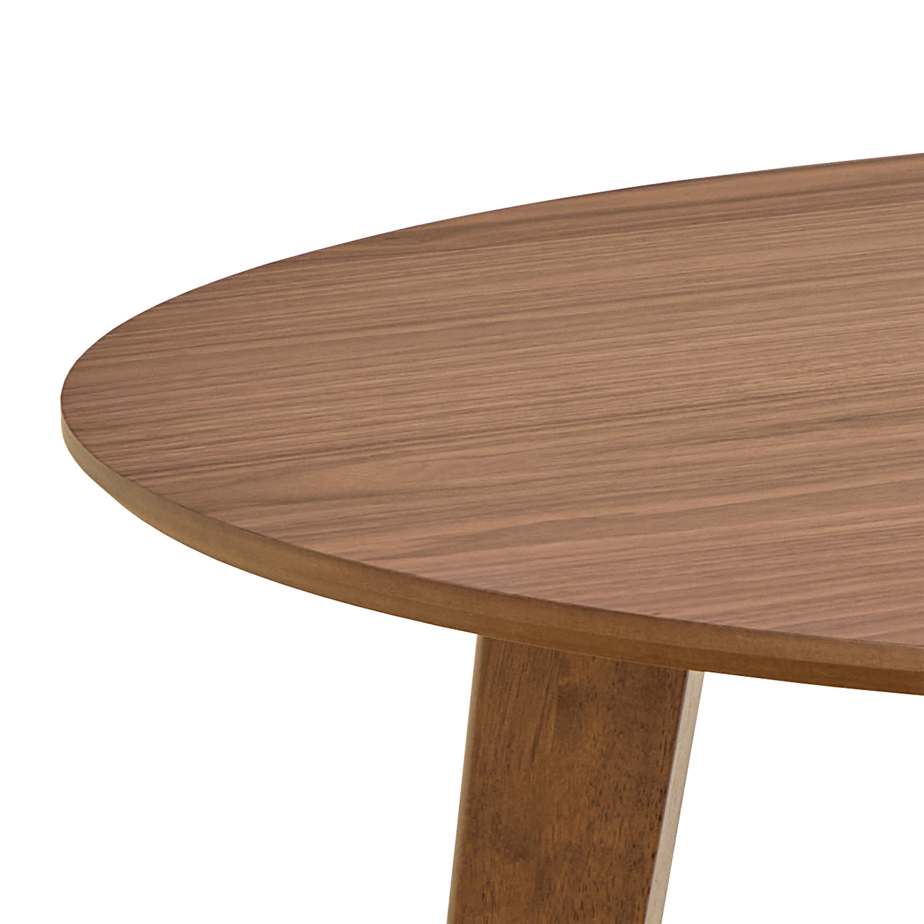 Roxby Round Dining Table in Walnut 120cm
