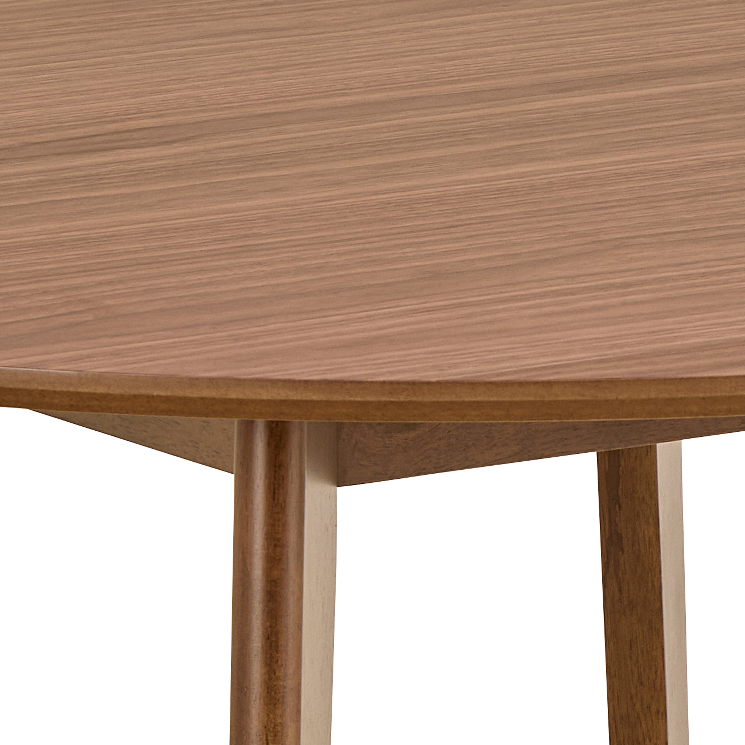 Roxby Round Dining Table in Walnut 120cm