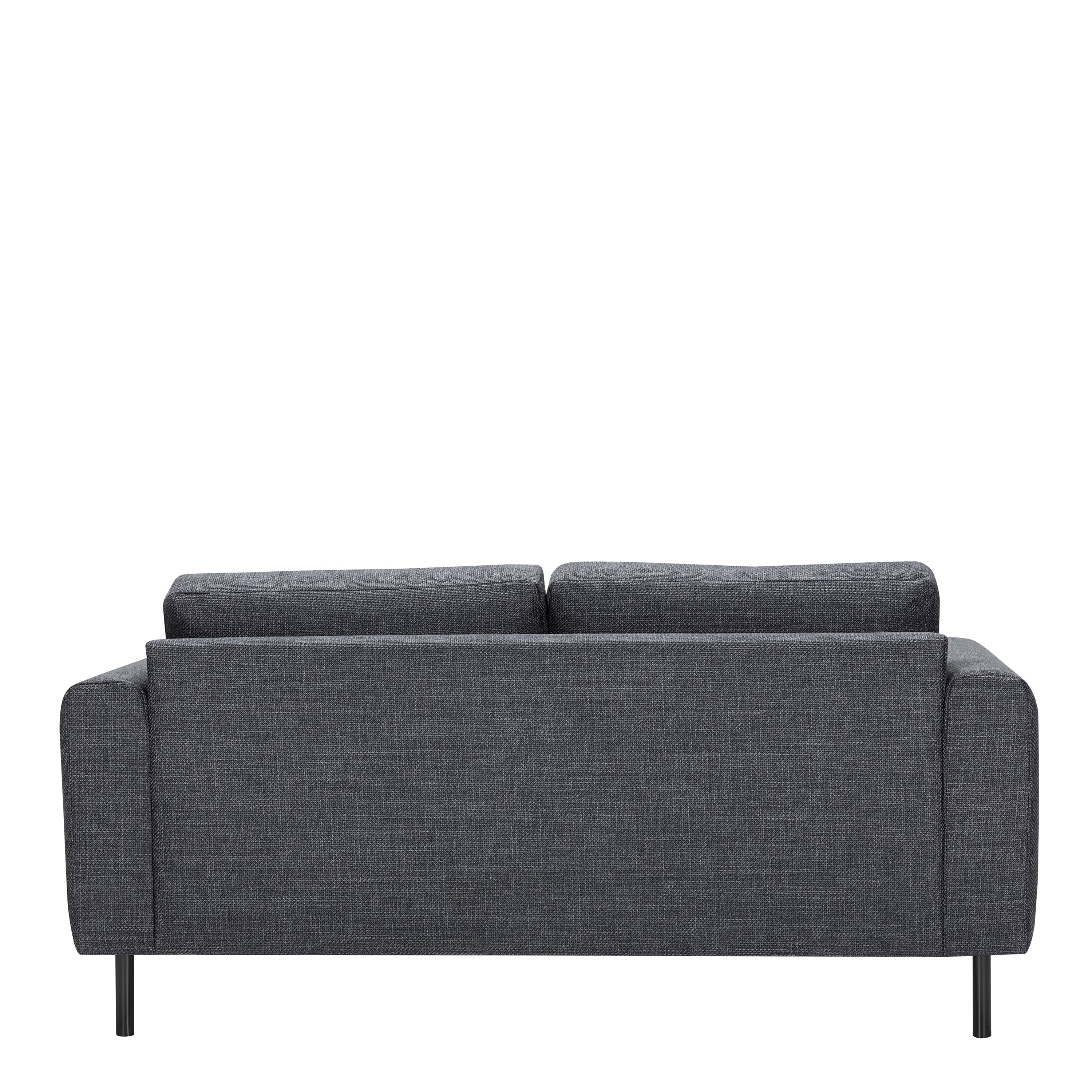 Omaha Set of 2 x 2 Seater Sofas in Basel Dark Grey Fabric