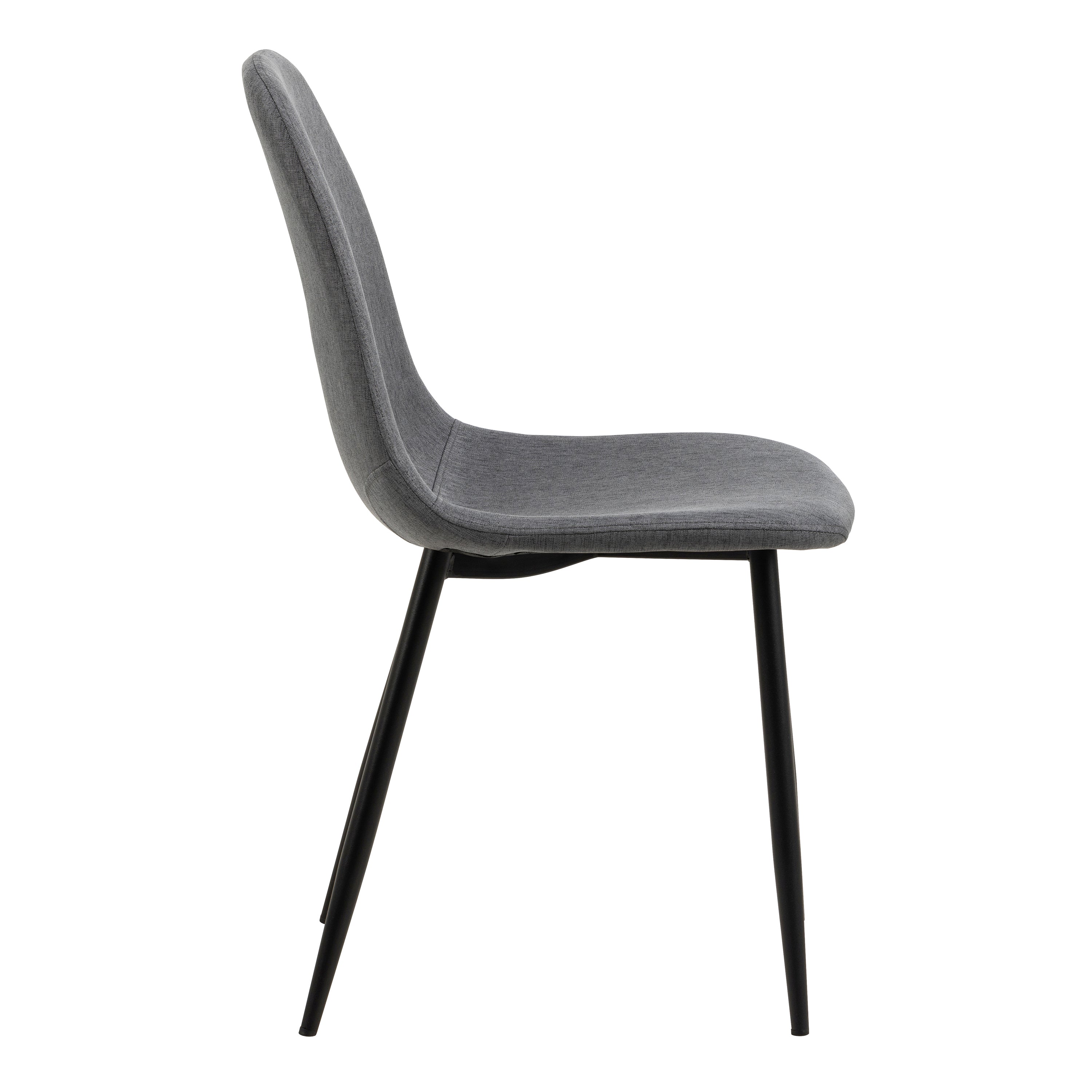 Wilma Dining Table with Oak Top & Black Legs 120x80cm includes 4 Celia Dining Chairs in Light Grey