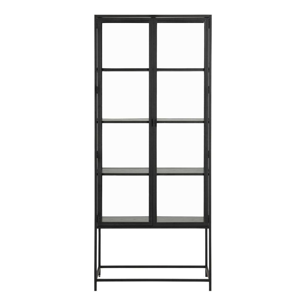 Seaford Wide Grey Steel Bookcase With 4 Grey Melamine Shelves