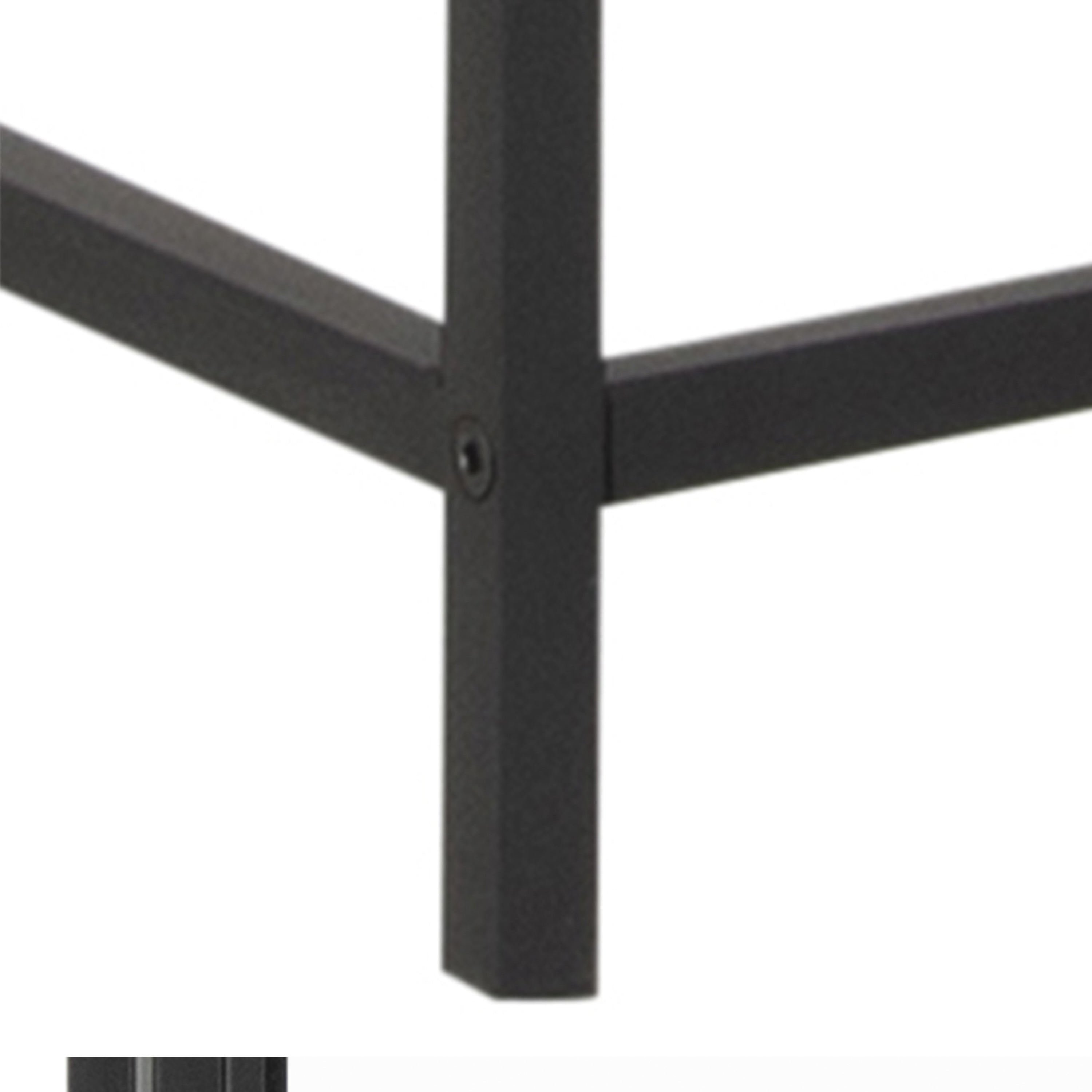 Seaford Wide Grey Steel Bookcase With 4 Grey Melamine Shelves