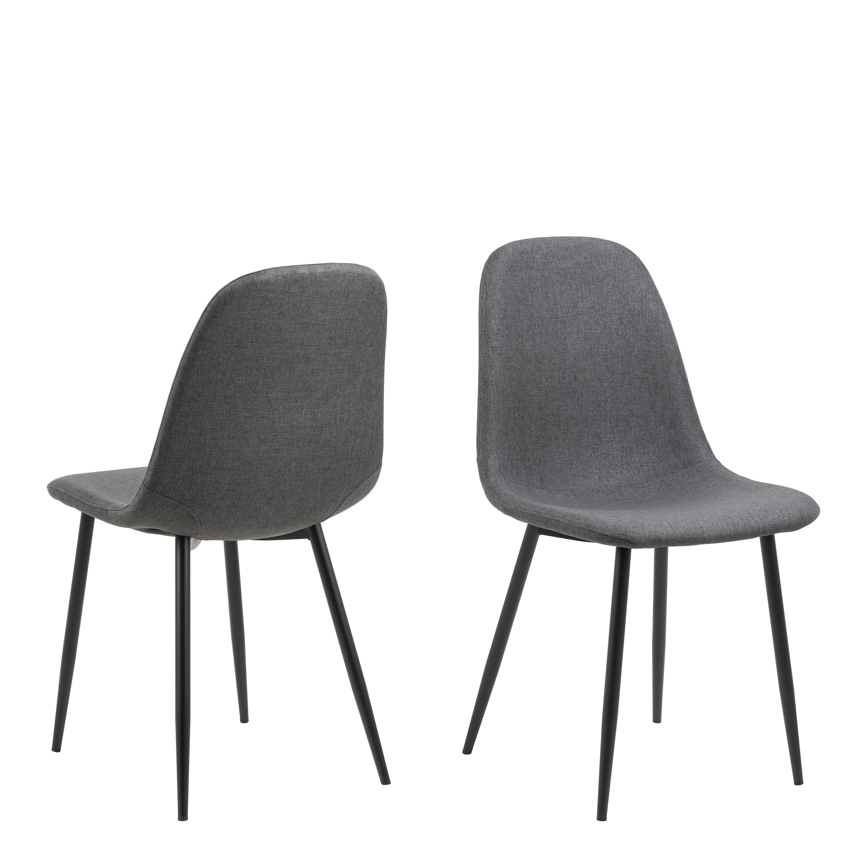 Malta Ceramic Round Dining Table in Black 90cm includes 4 Celia Dining Chairs in Light Grey